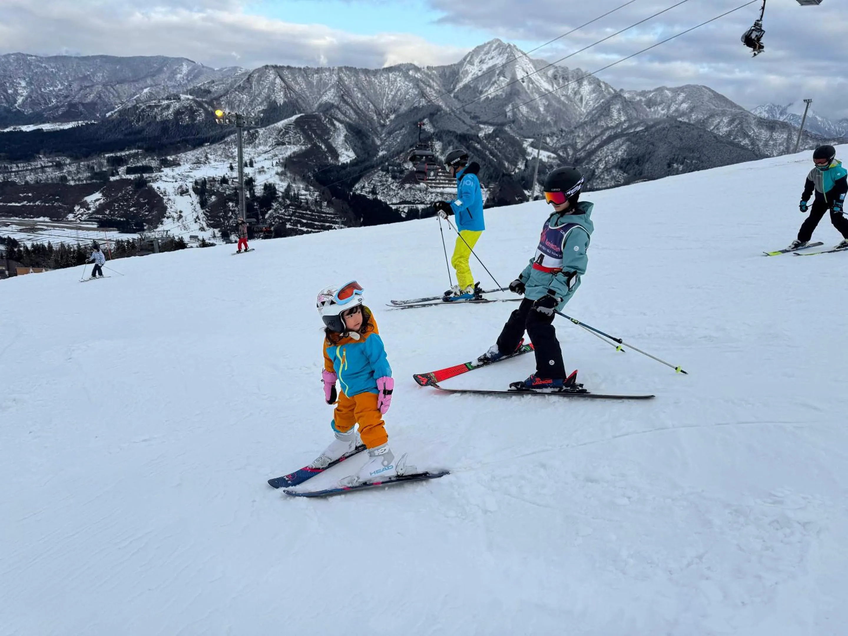 Skiing in Ishiuchi Ski Center
