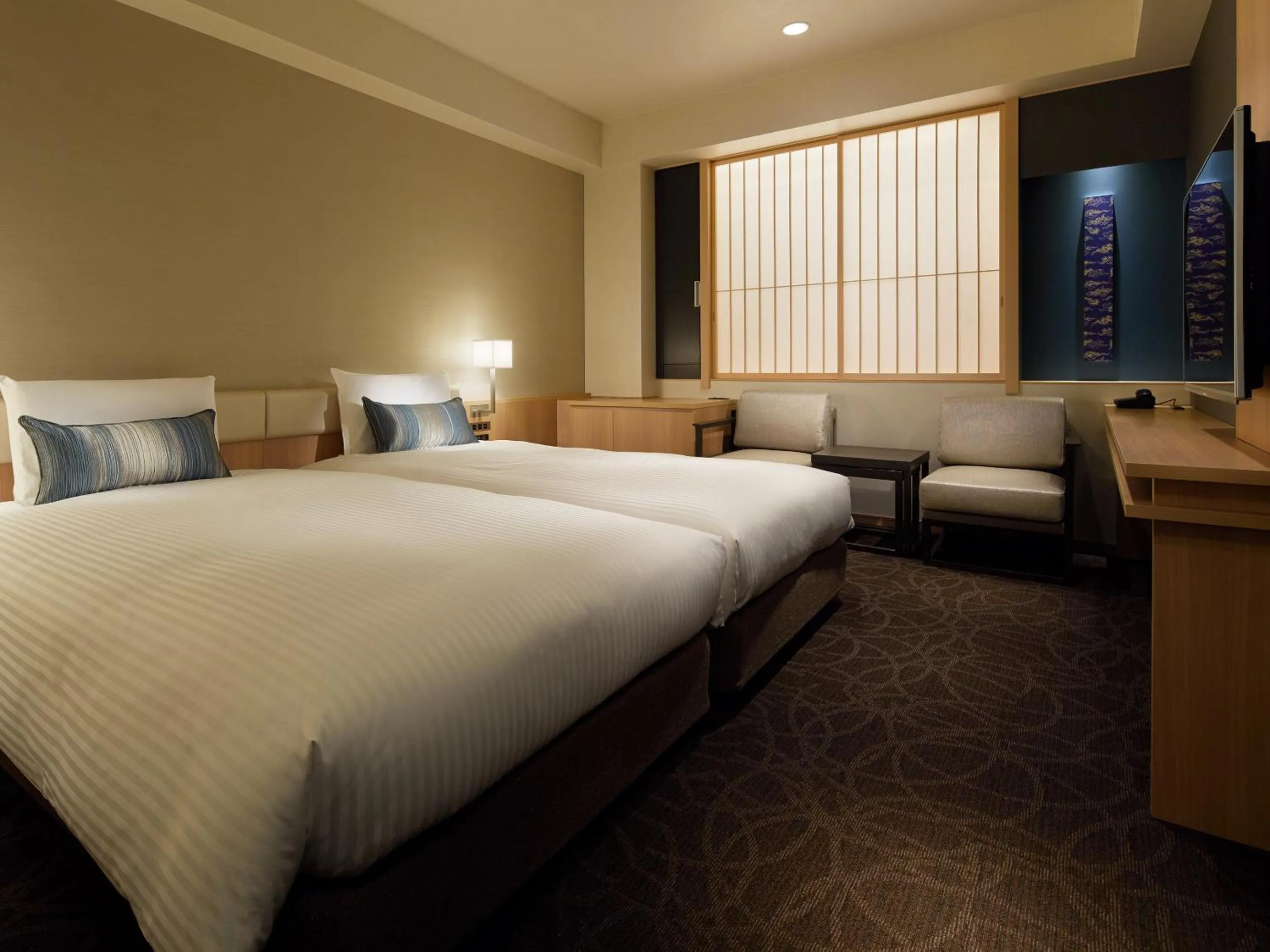 Photo of the whole room, Bed in Mitsui Garden Hotel Kyoto Shinmachi Bettei