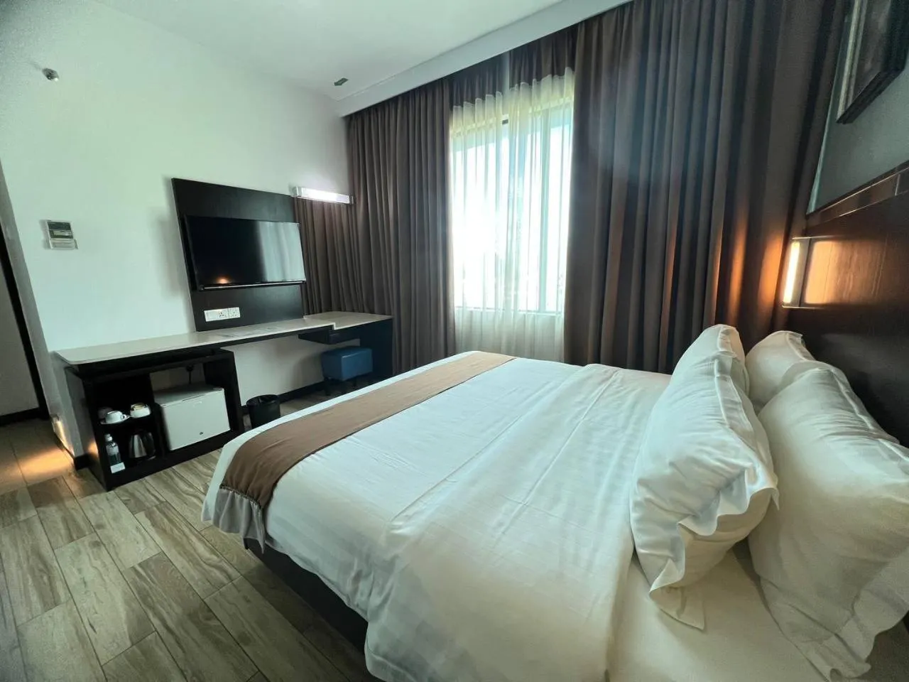 Bed in Dreamtel Kota Kinabalu