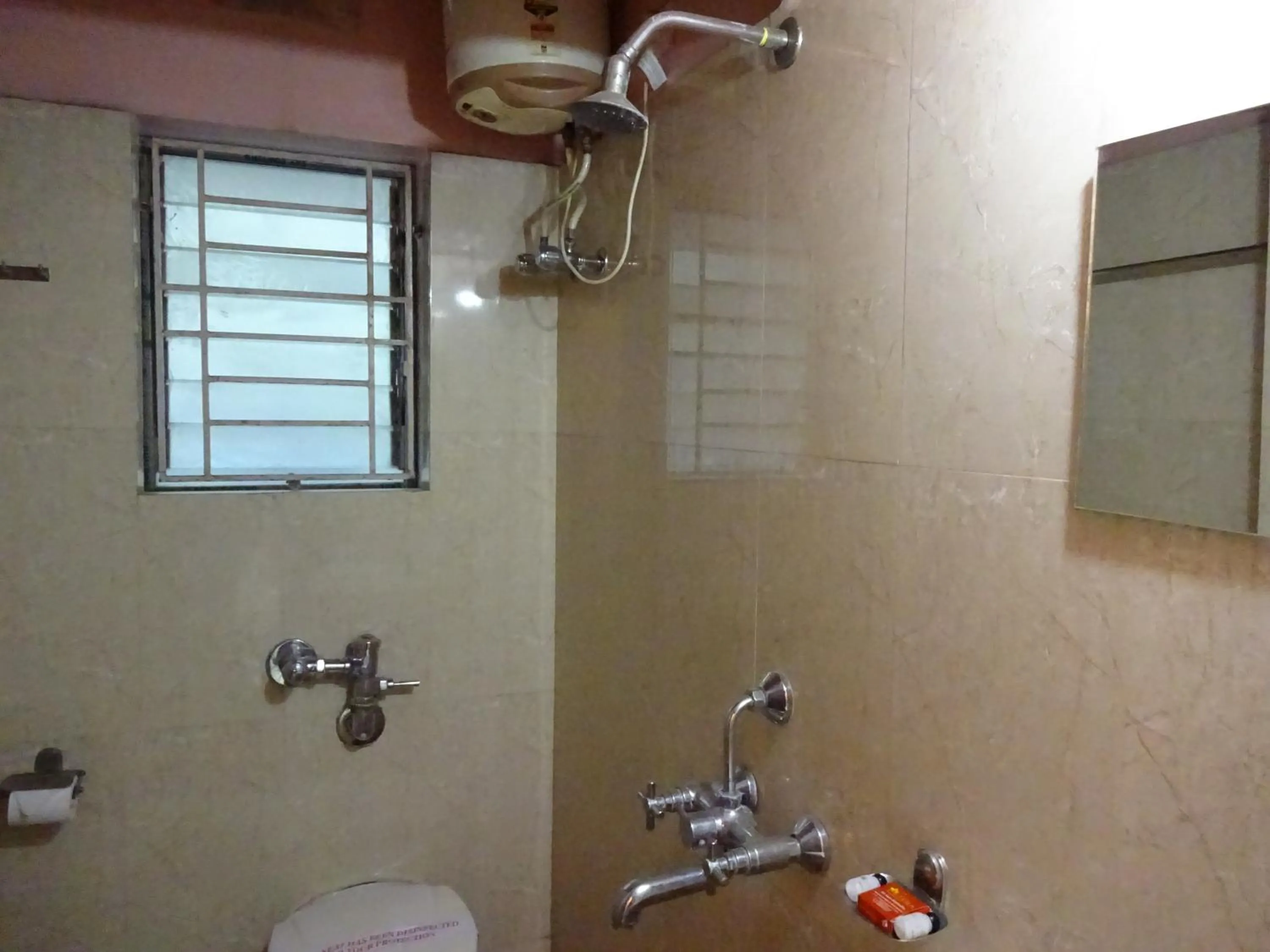Shower in Hotel Avisha