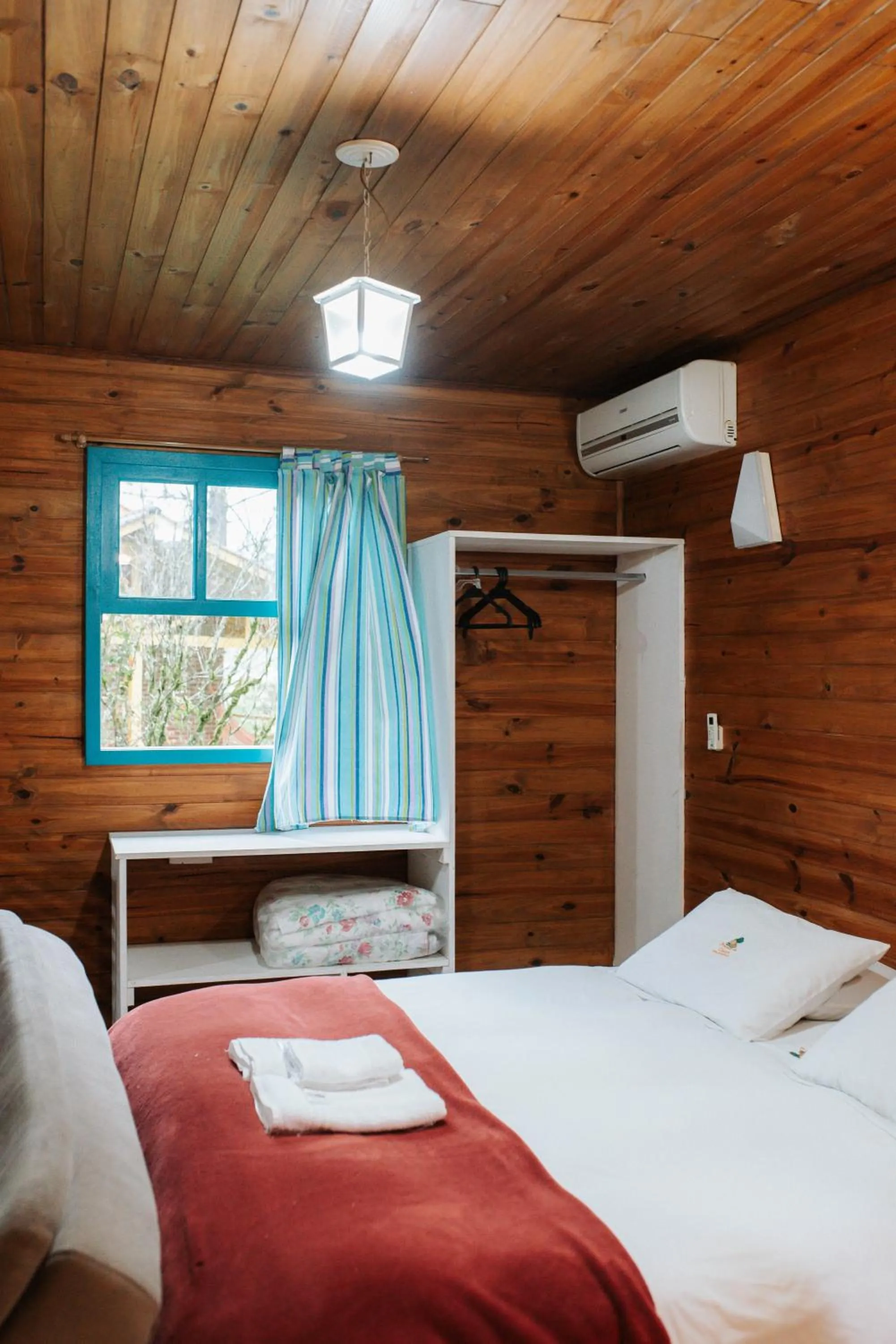 Bed in Pousada da Chacara