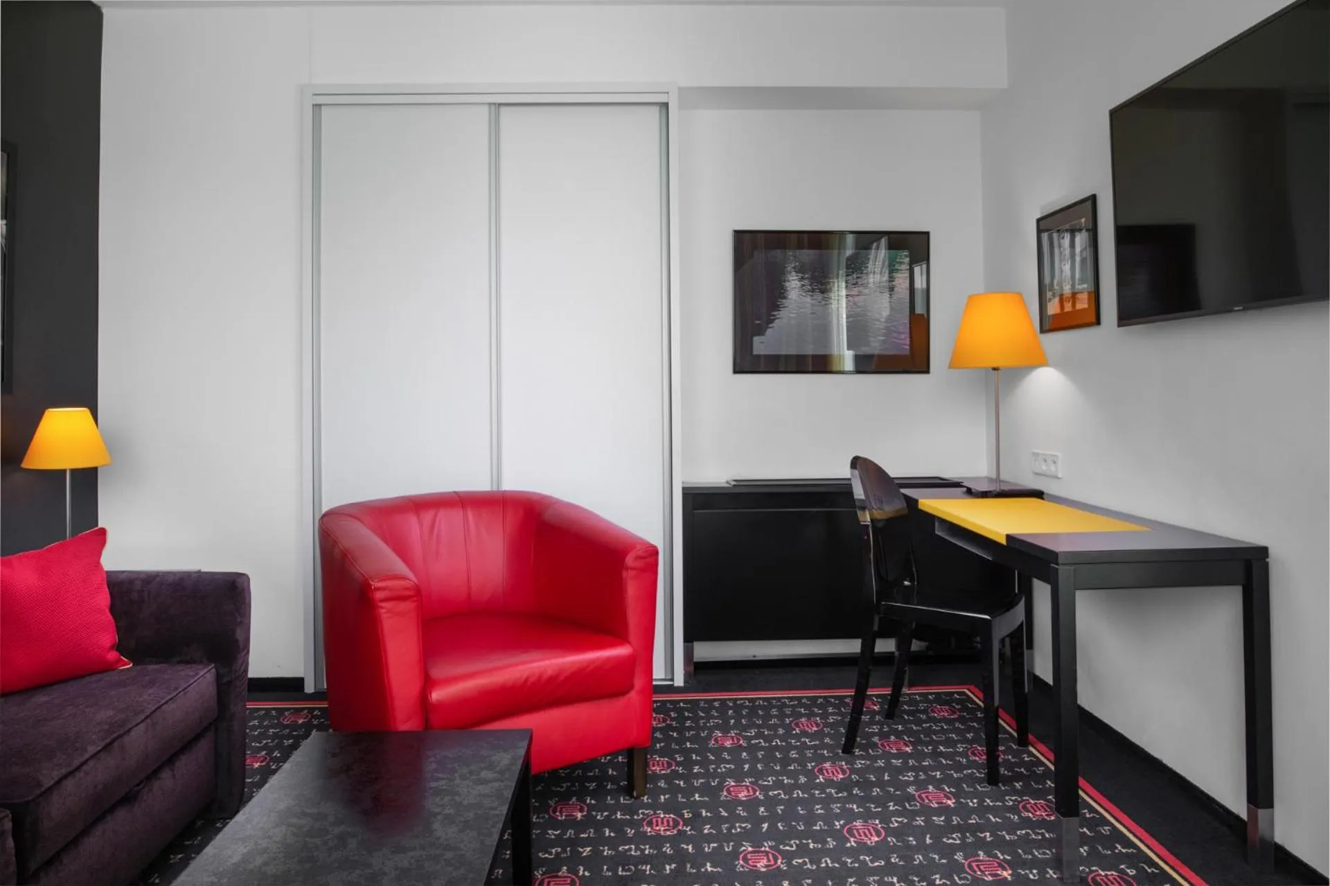 Living room in OREA Hotel Angelo Praha