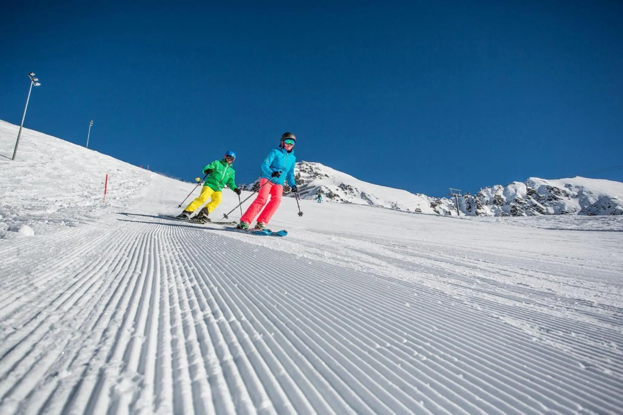 Skiing in Mooshaus Winterresort