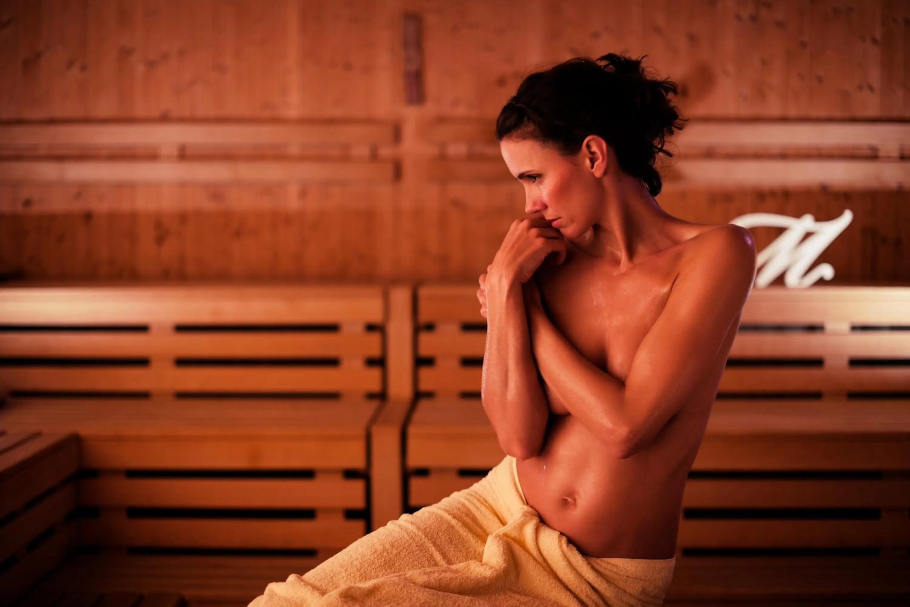 Sauna in Mooshaus Winterresort