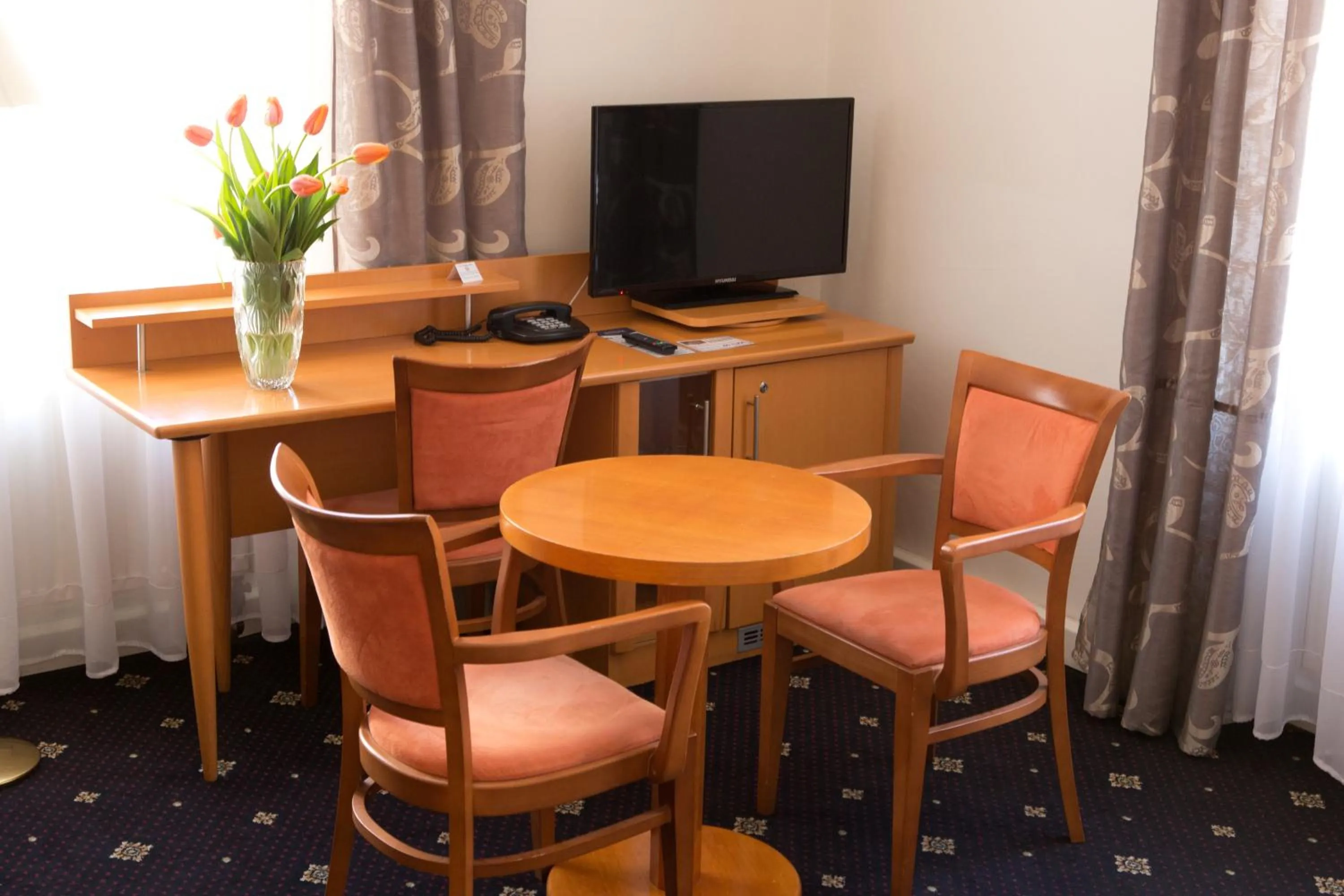 Seating area in Máchova