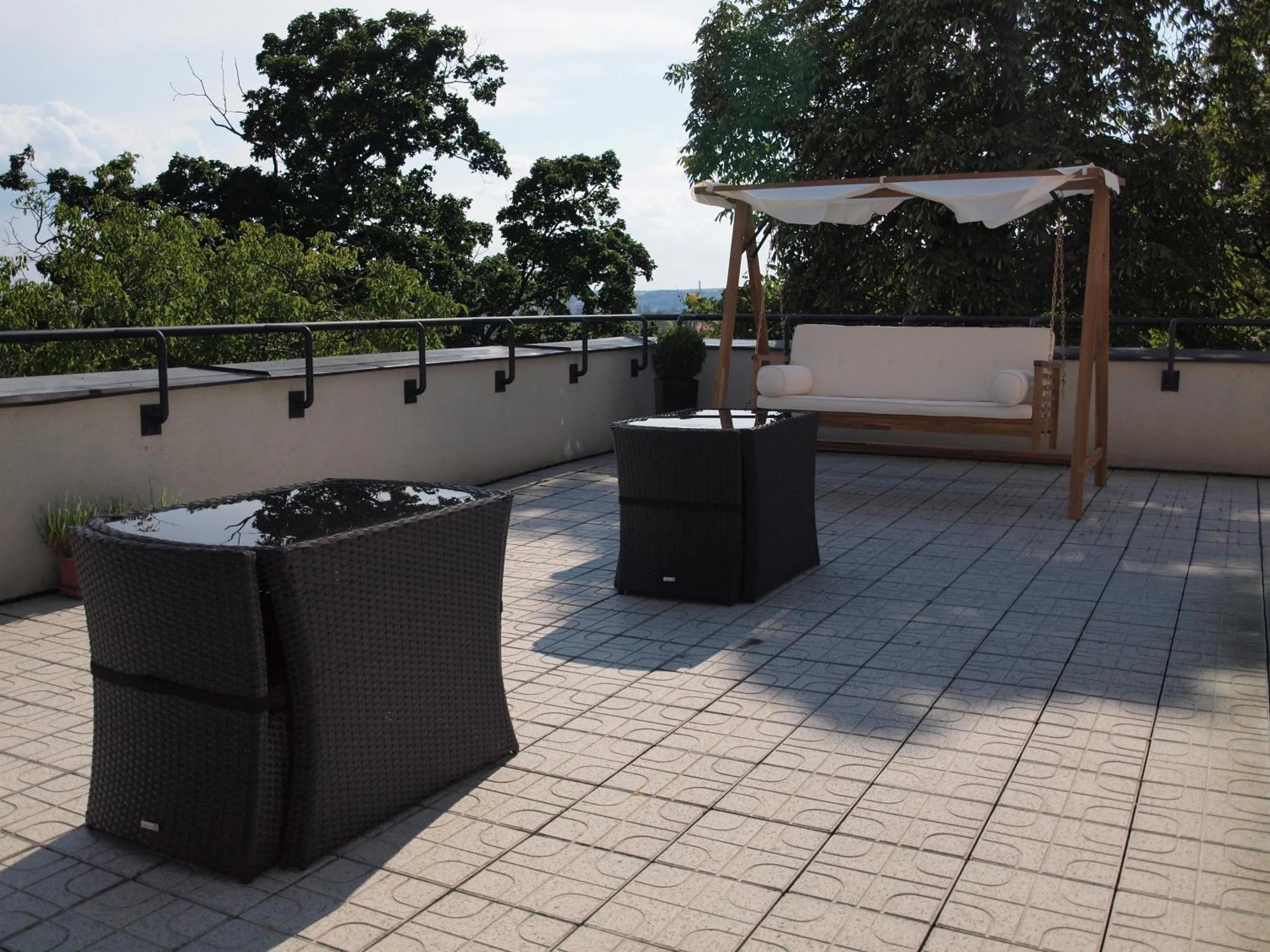 Patio in Pension Jana - Domov Mládeže