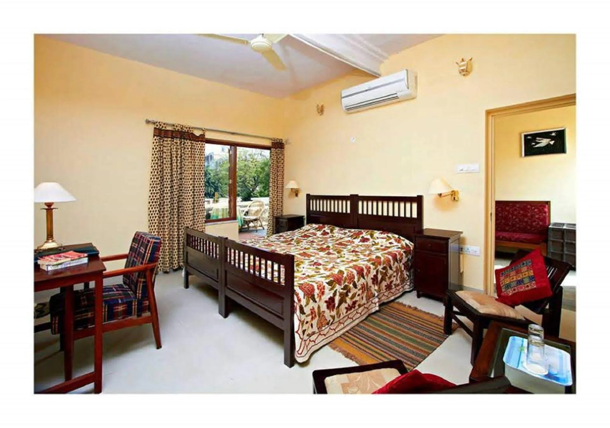 Bedroom, Bed in Nokha House