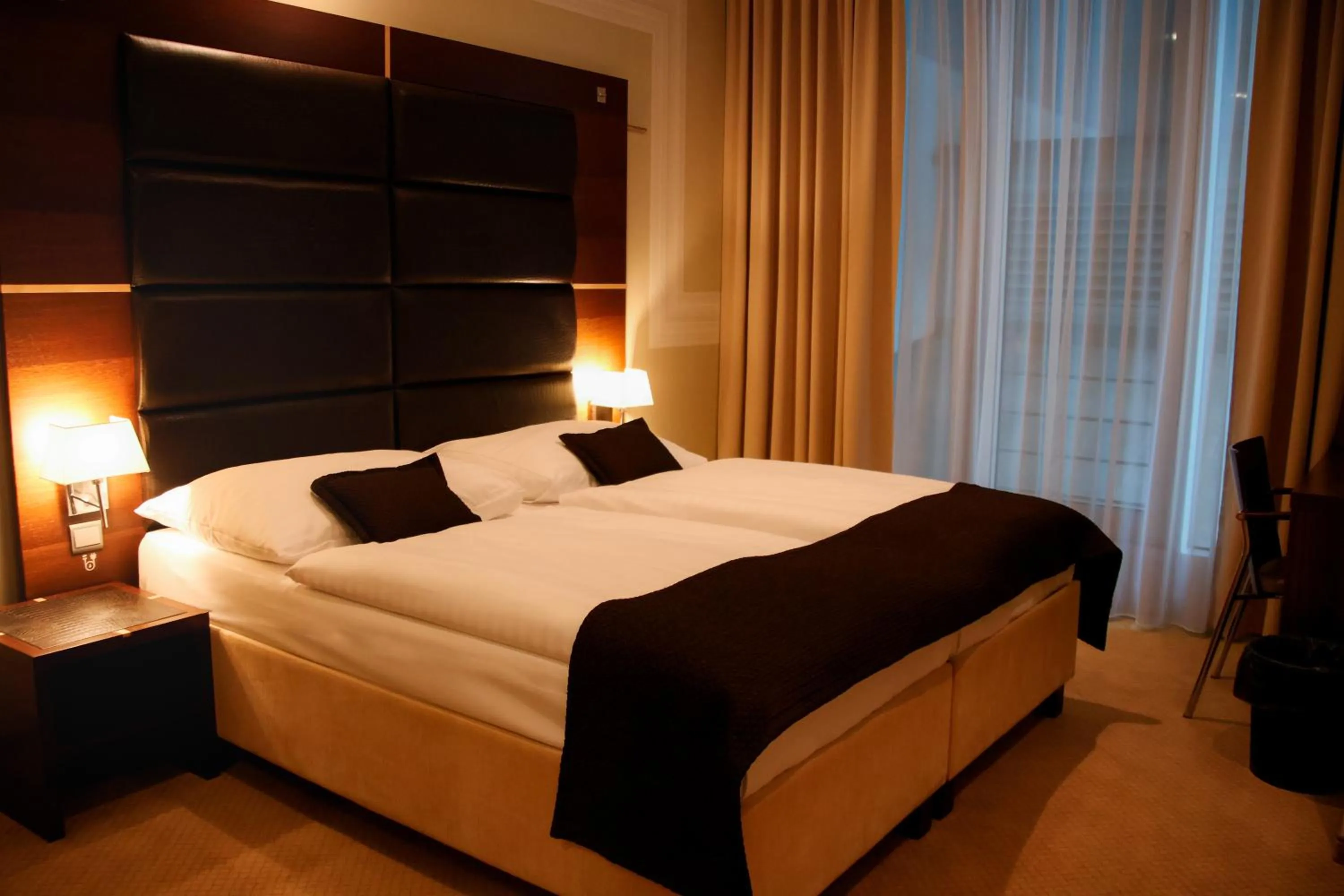 View (from property/room), Bed in Art Hotel William