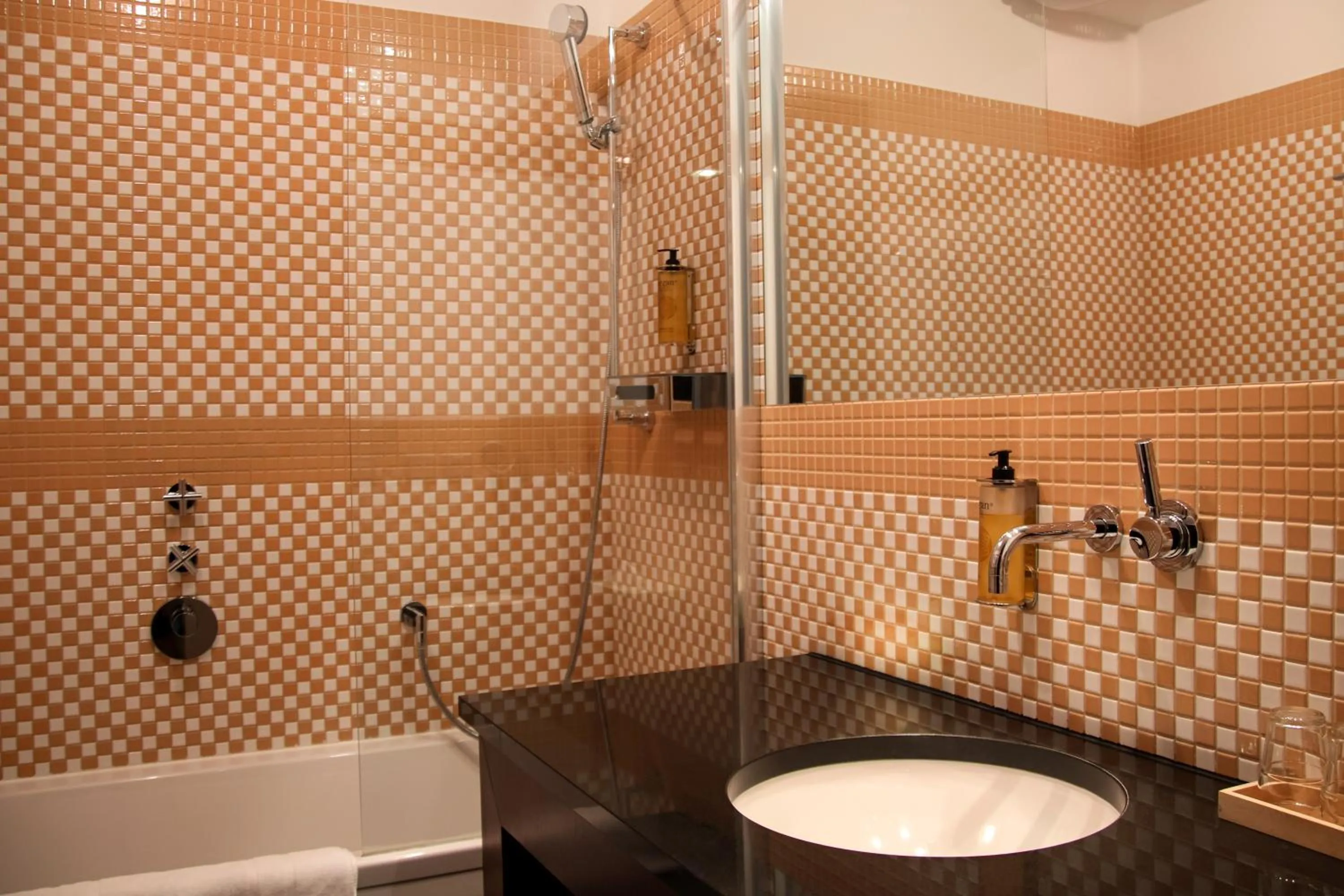 Shower in Art Hotel William