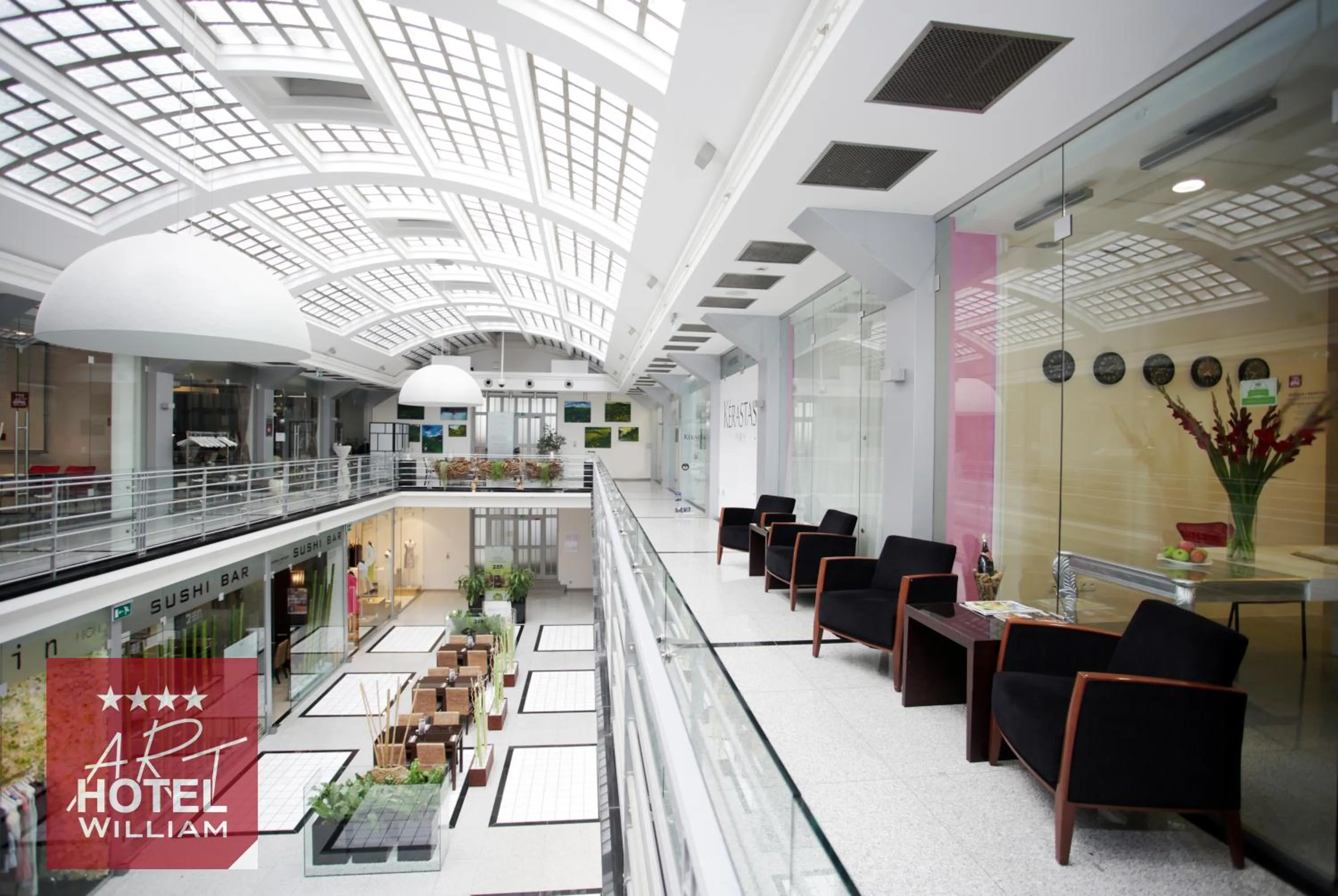 Lobby or reception in Art Hotel William