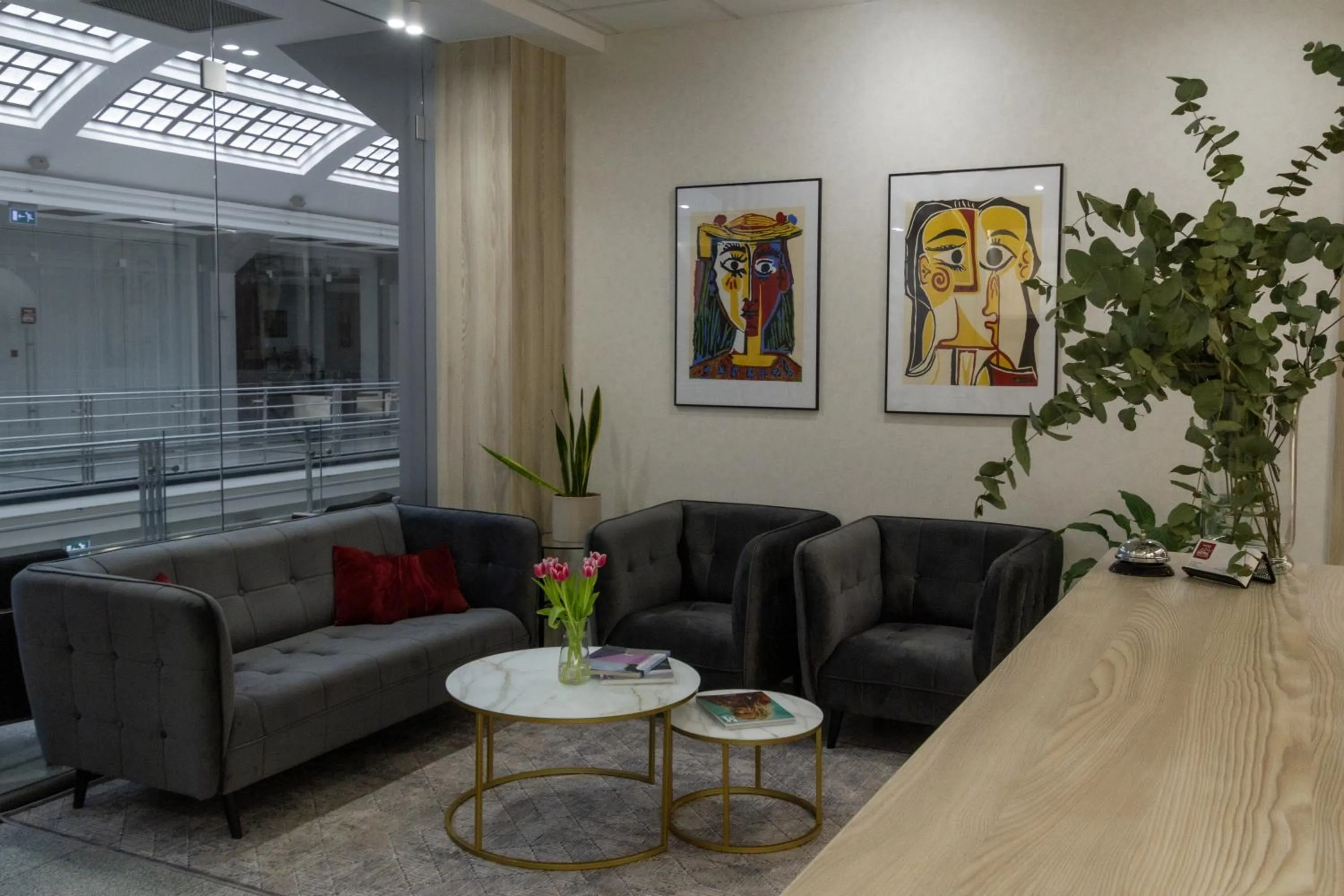 Lobby or reception in Art Hotel William