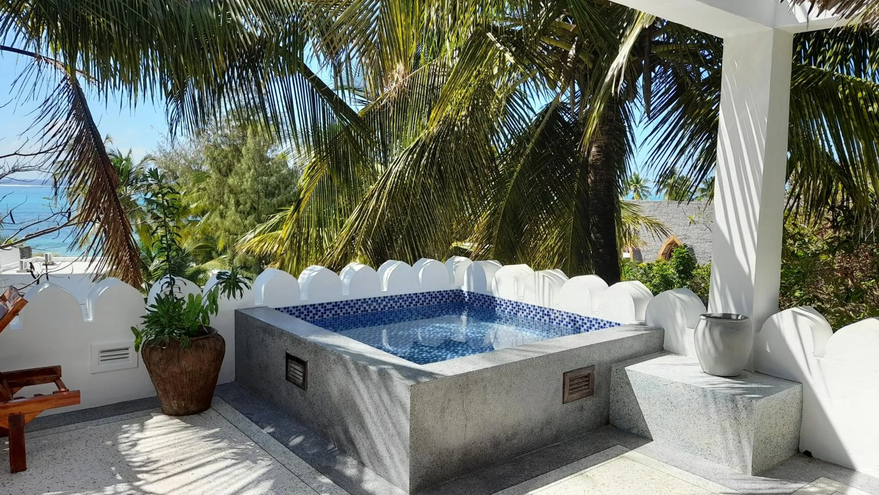 Swimming pool in Kijani Beach Villas