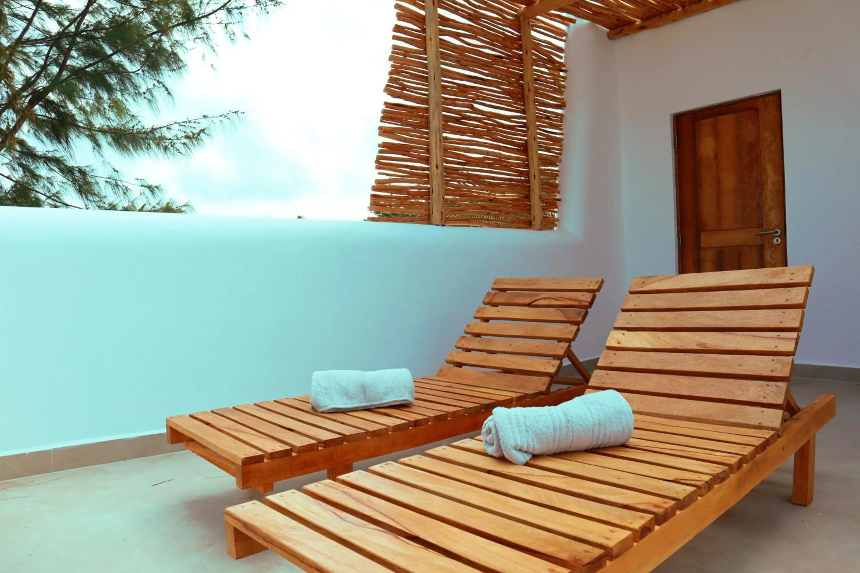 Patio in Kijani Beach Villas