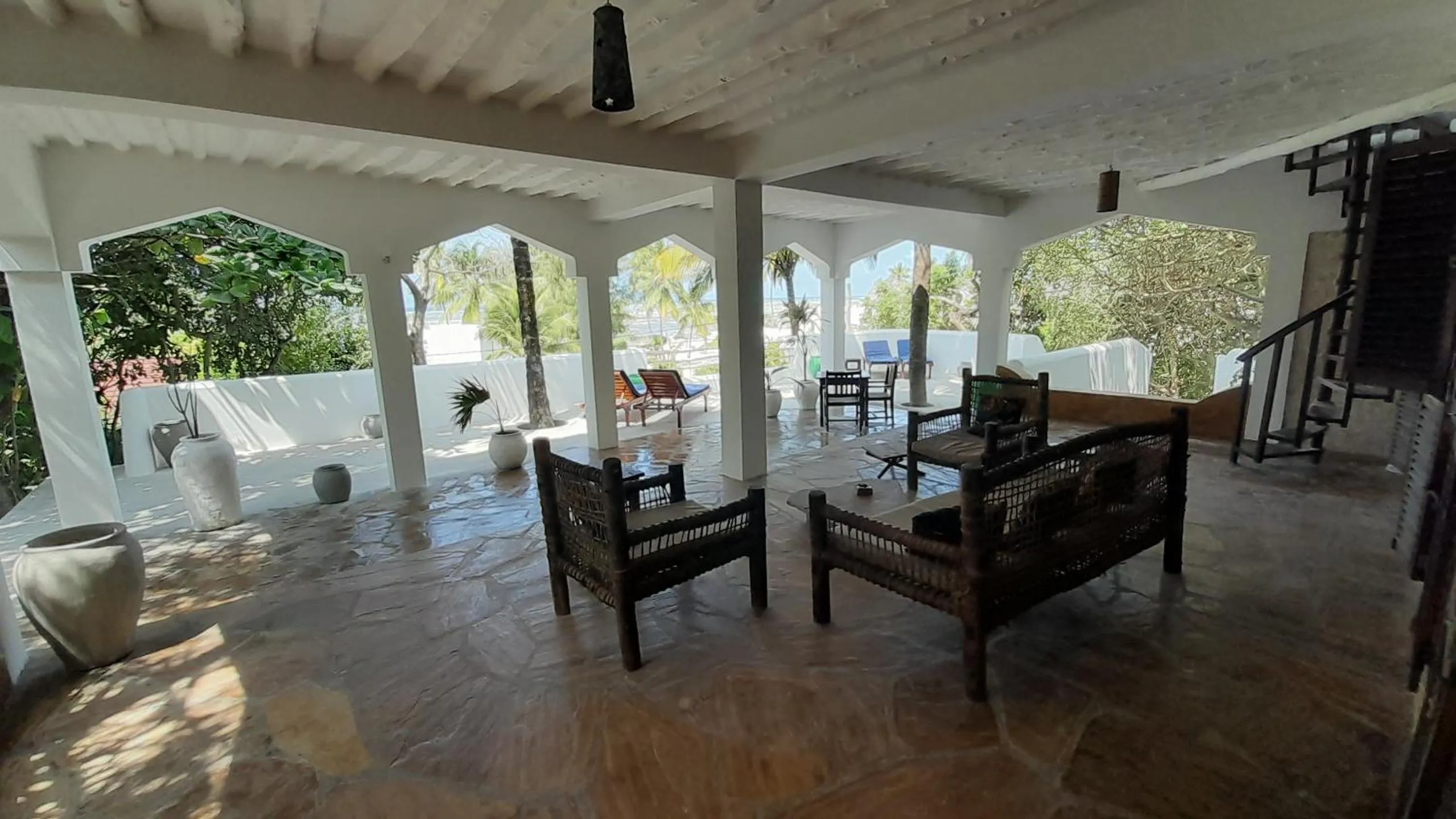 Patio in Kijani Beach Villas