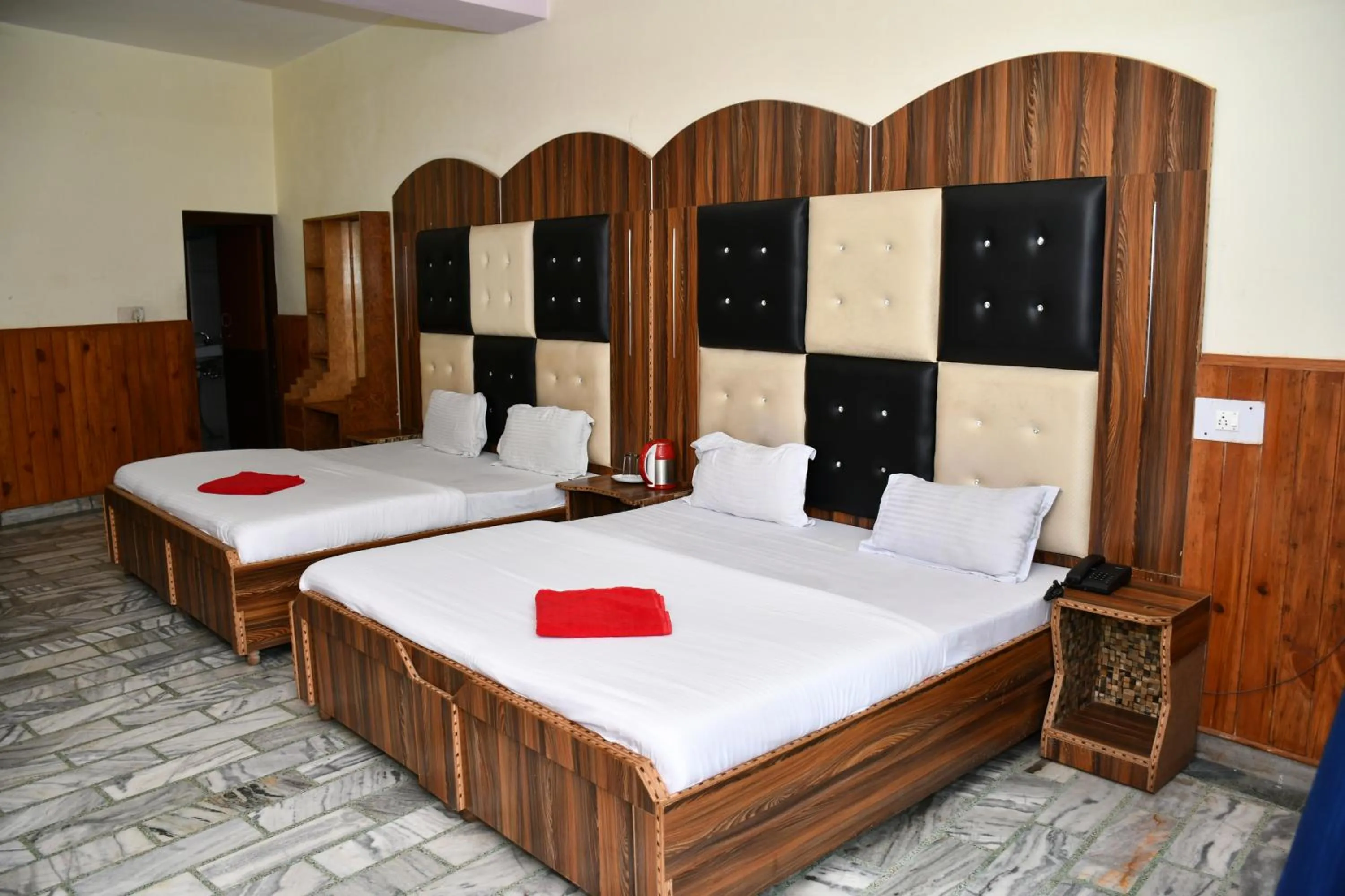 Bed in HOTEL HIMALYAN PARADISE