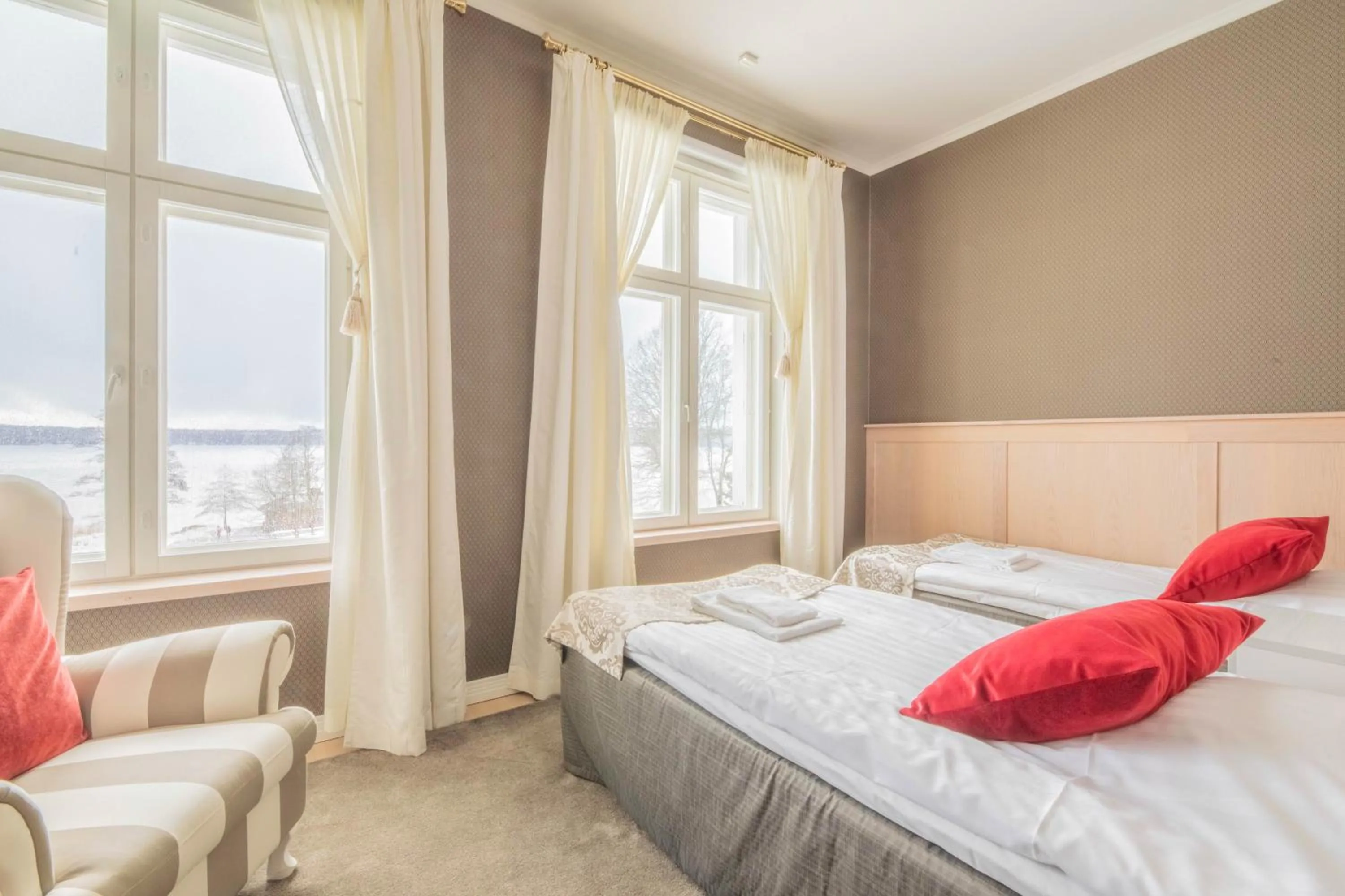 Bed in Mukkulan kartano