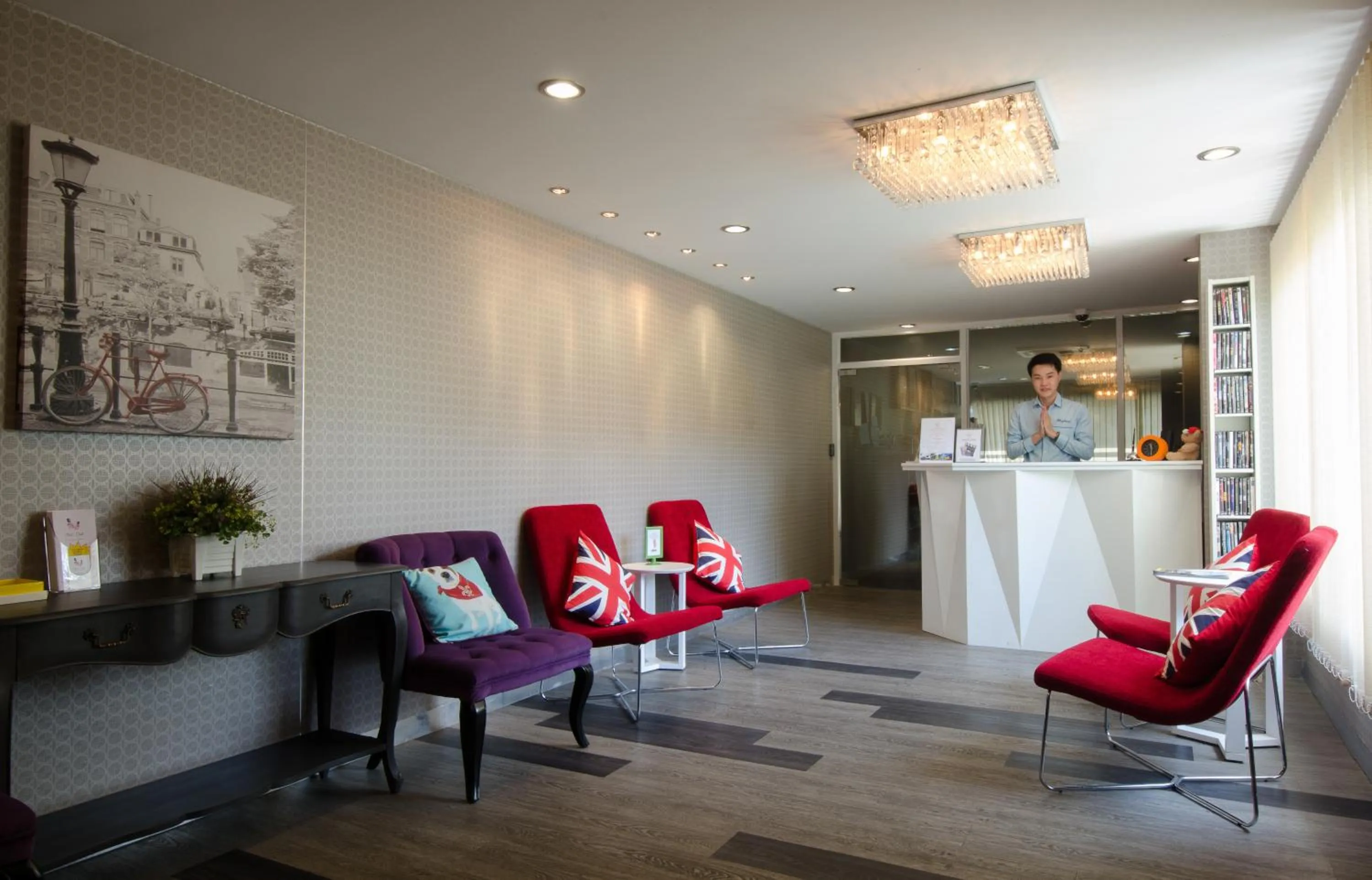 Lobby or reception in iCheck inn Residences Sathorn