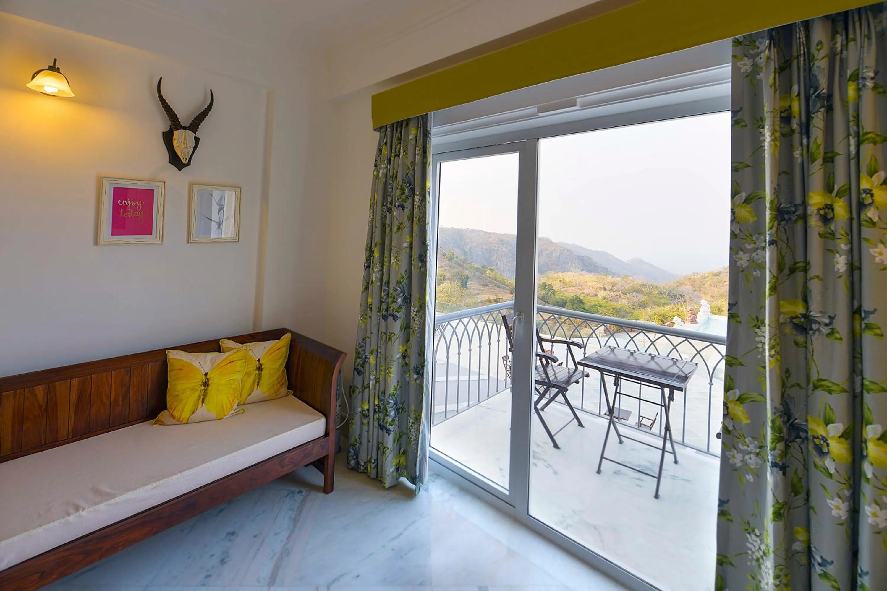 Seating area in Fateh Safari Resort by Fateh Collection