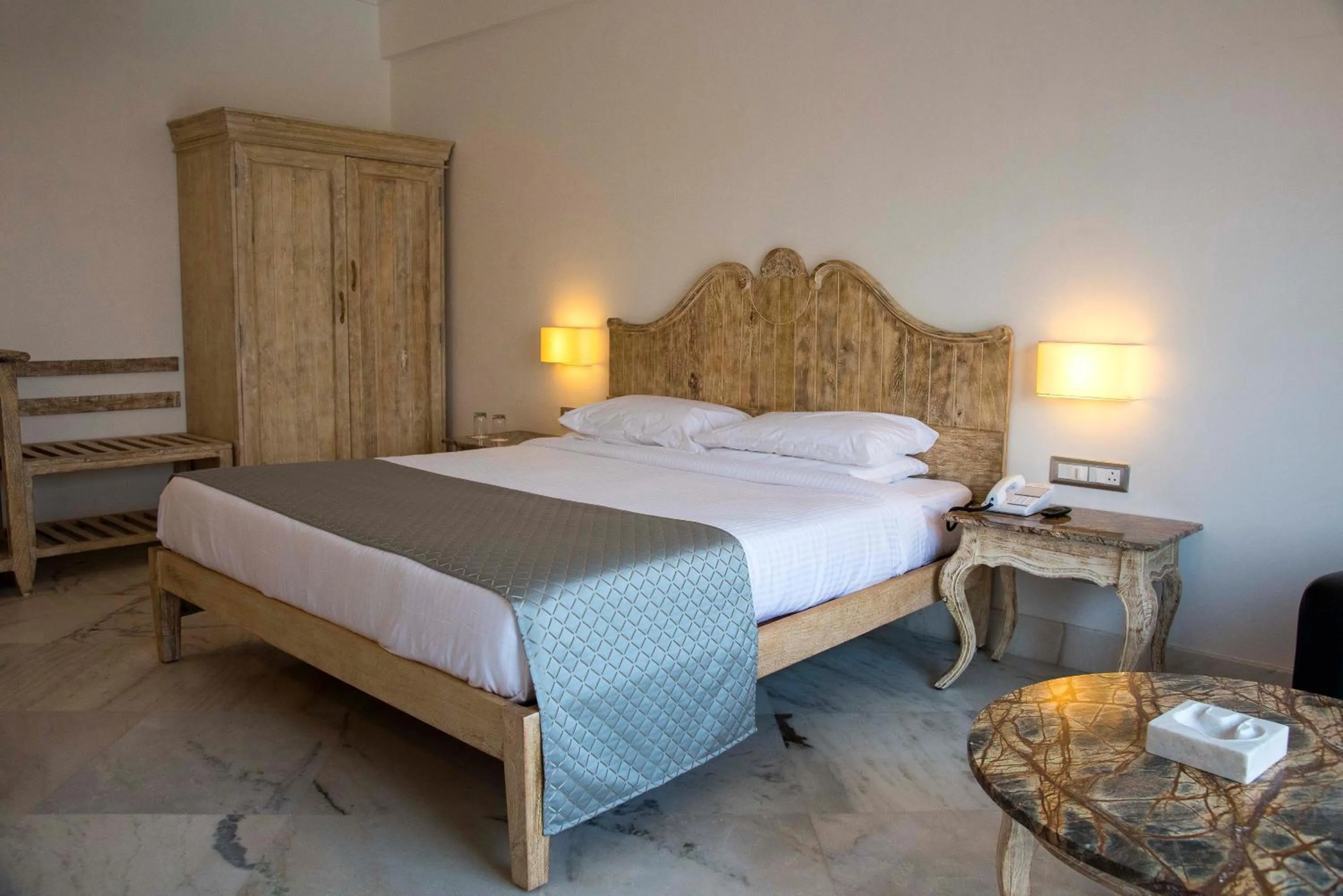 Bedroom, Bed in Fateh Safari Resort by Fateh Collection