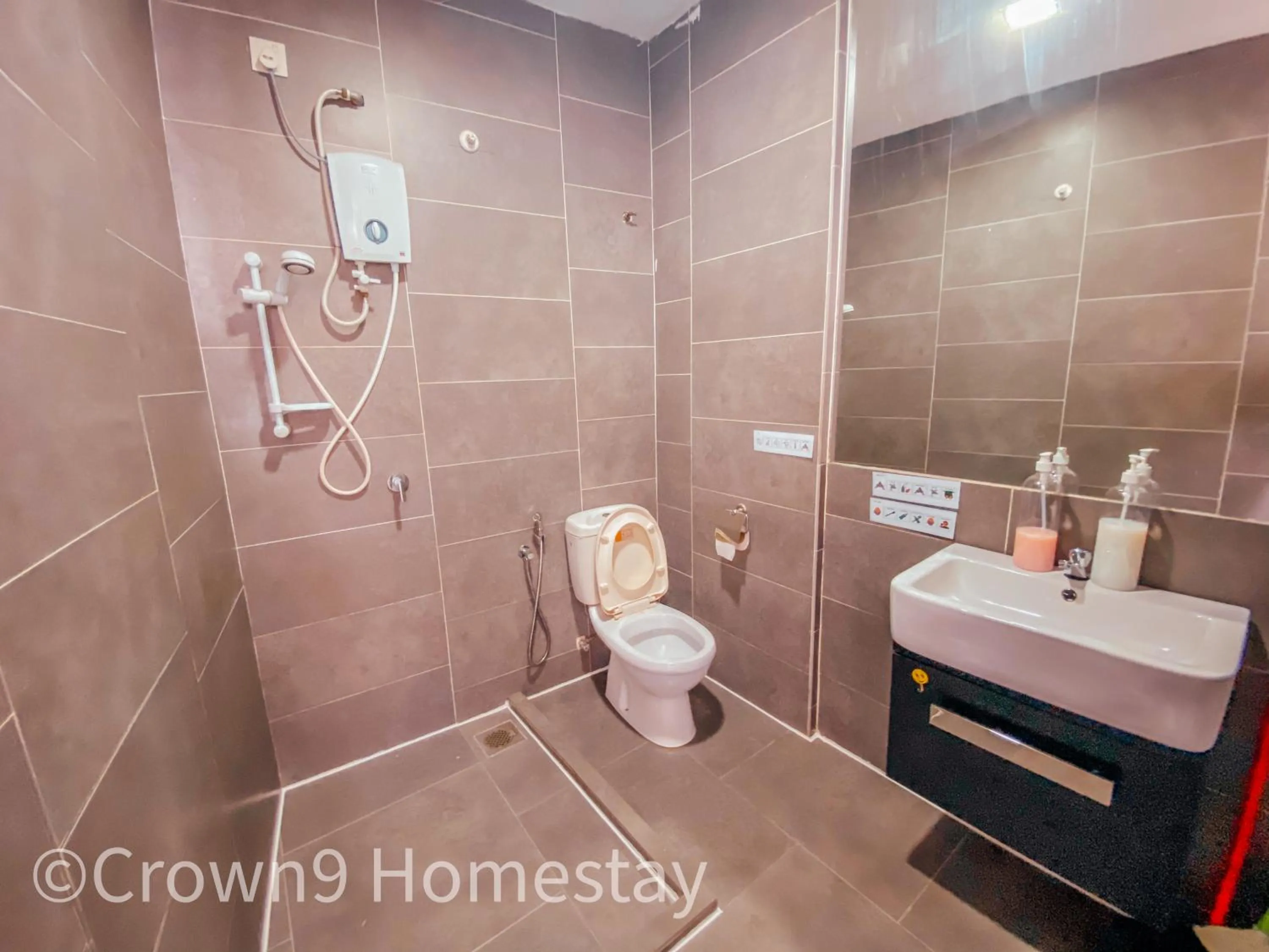 Bathroom in Crown1Suite (City View)@Petaling Jaya