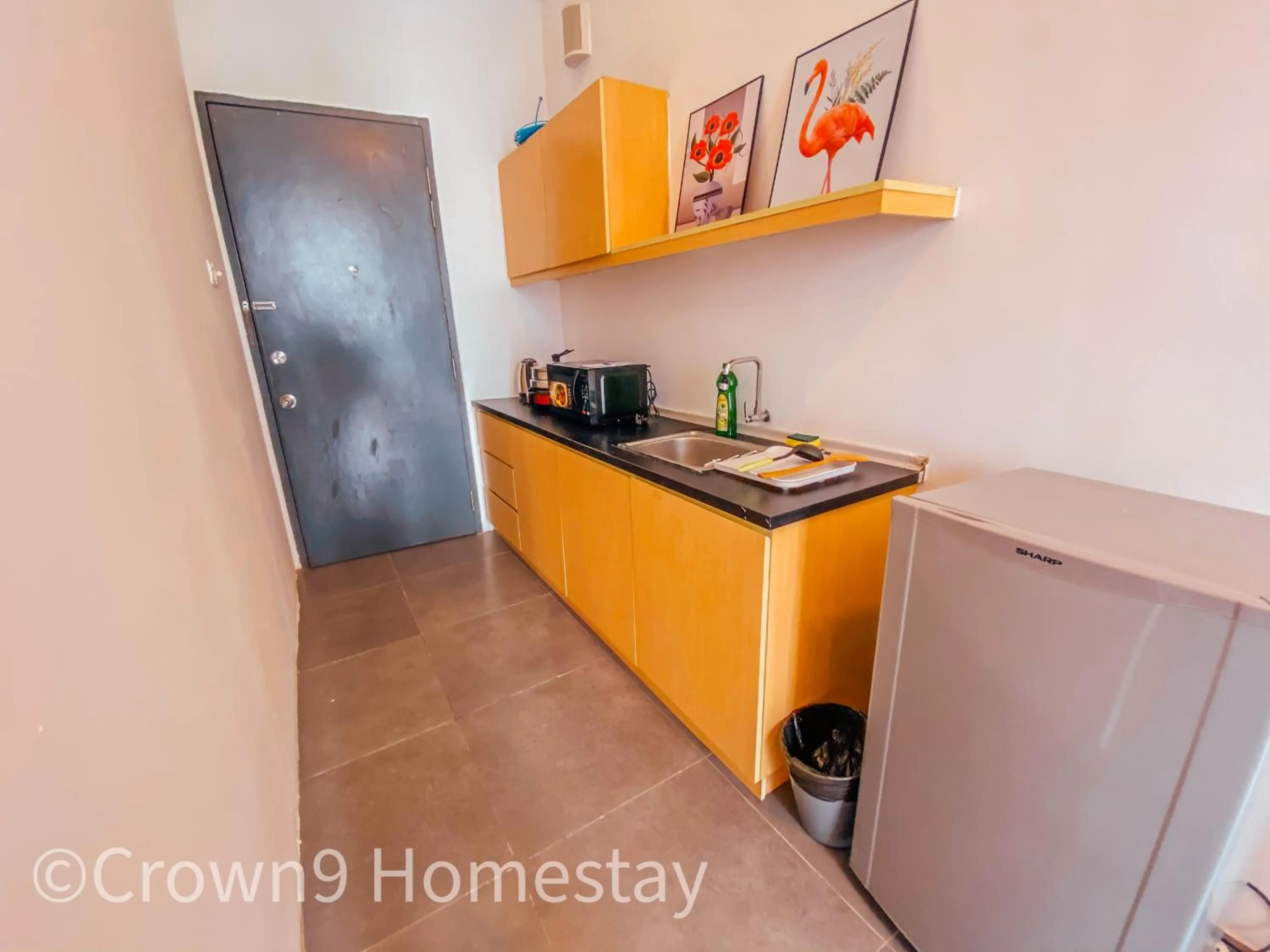 Kitchen or kitchenette in Crown1Suite (City View)@Petaling Jaya