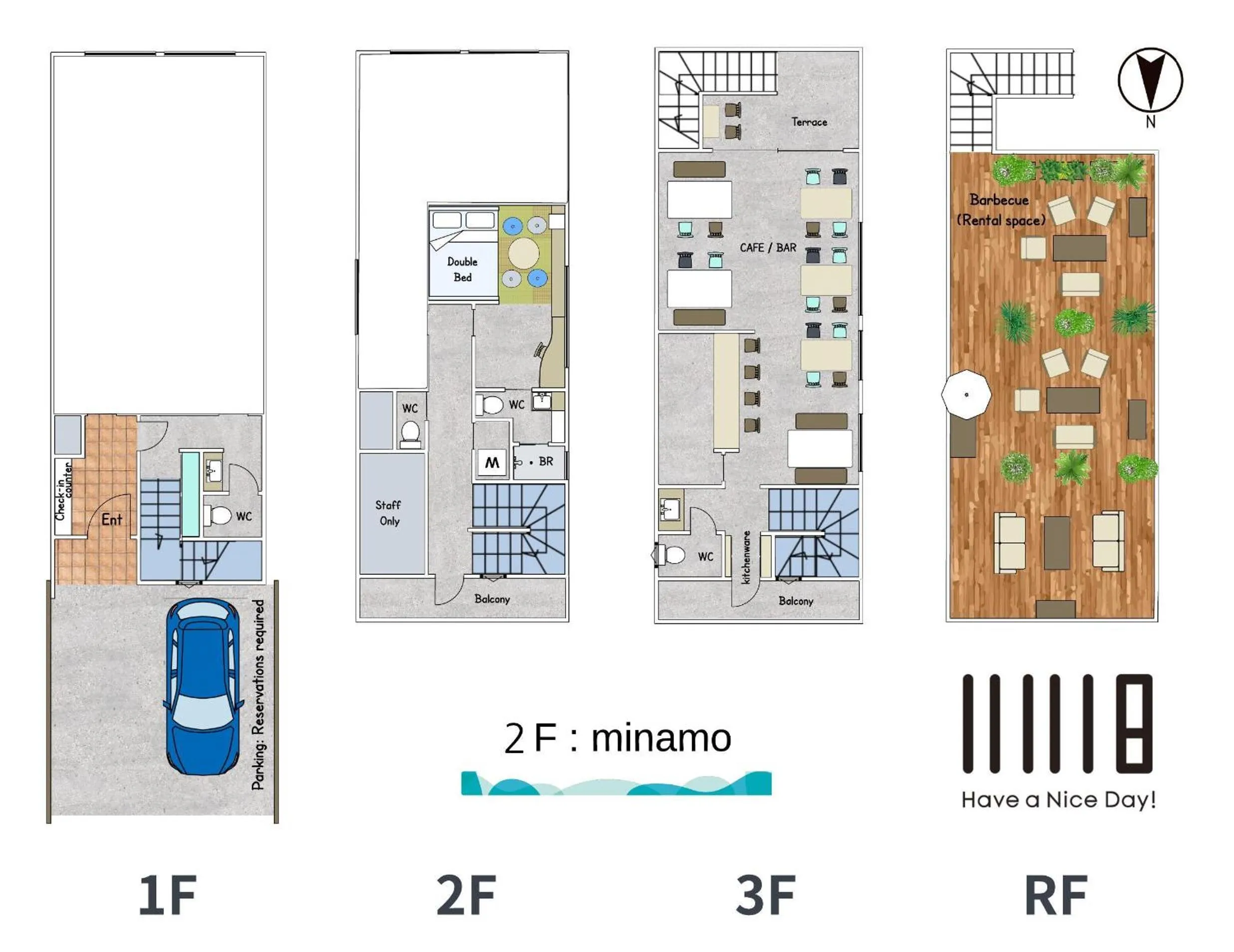 Hostel Have a Nice Day! ドミトリー 個室ルームあり#HVNI