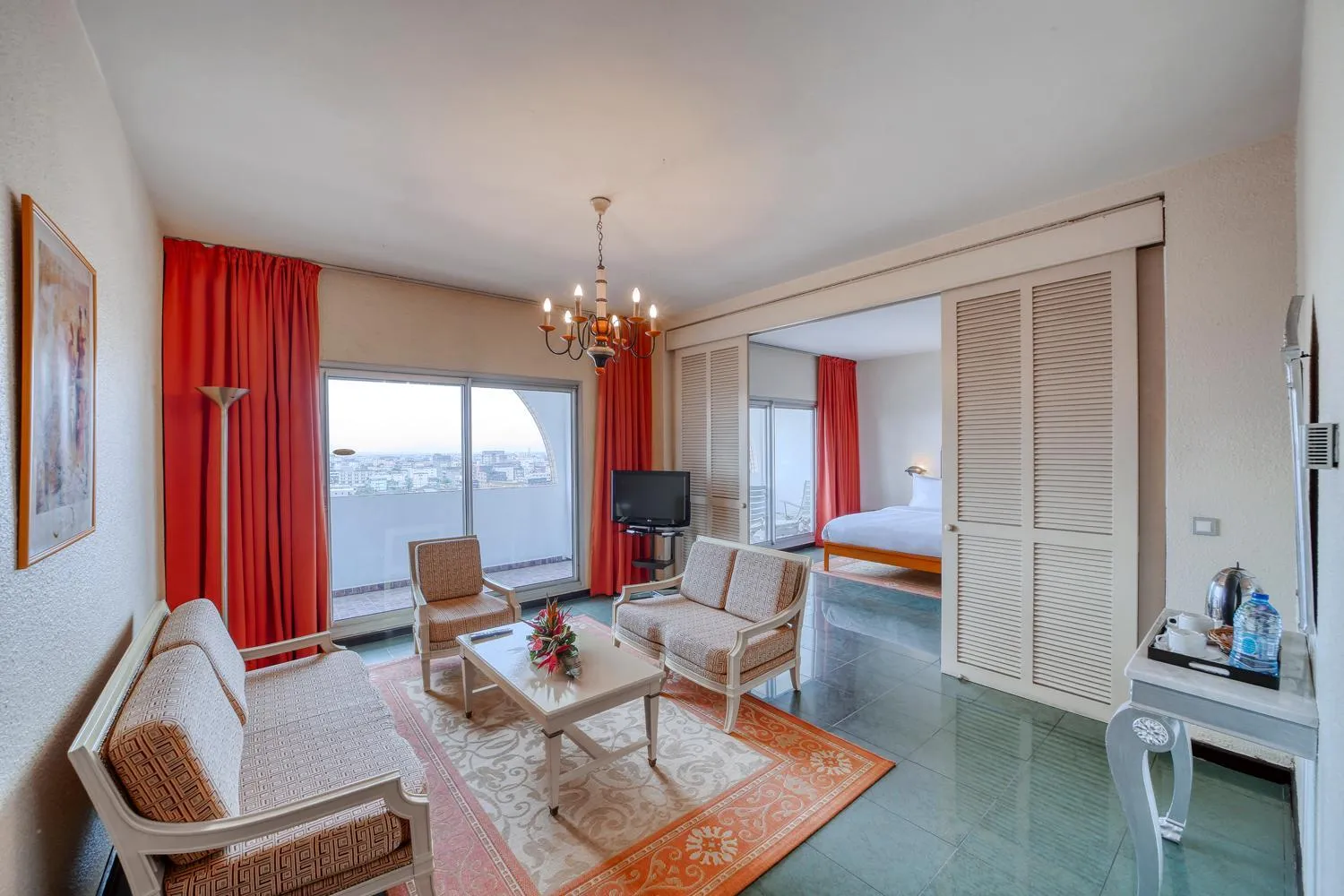 Living room in AKWA PALACE Douala