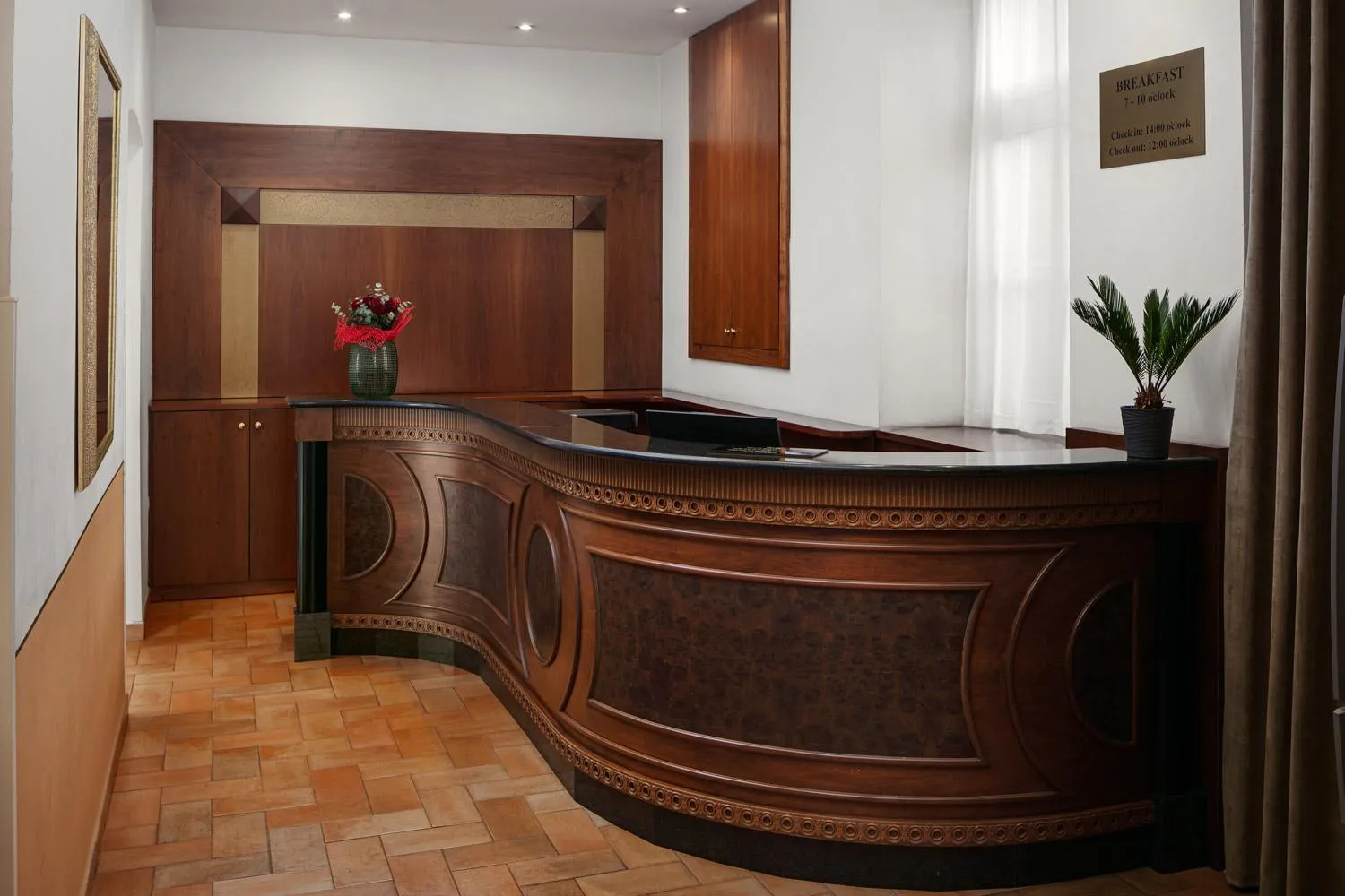 Lobby or reception in Hotel Galileo