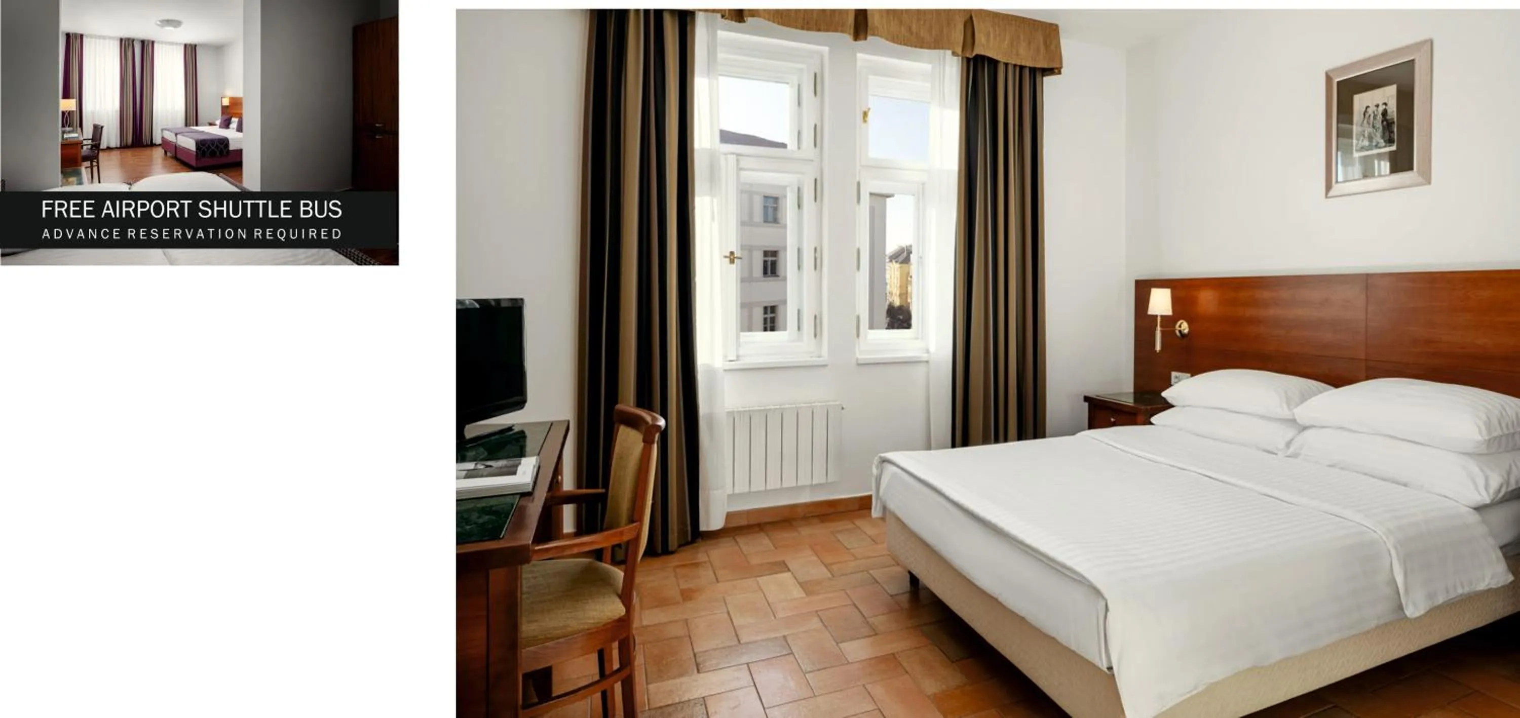 Bed in Hotel Galileo