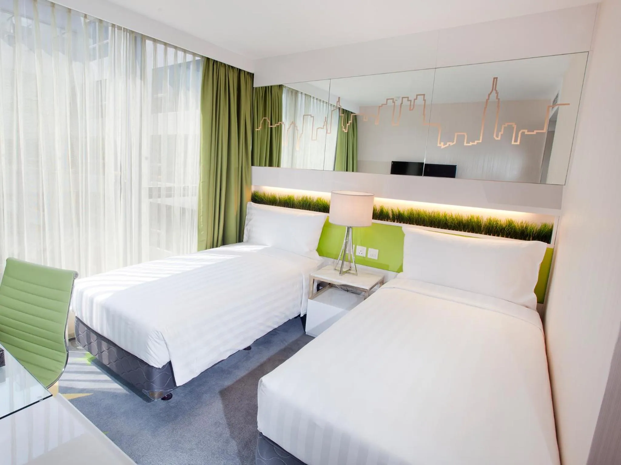 Bed in Dorsett Tsuen Wan, Hong Kong