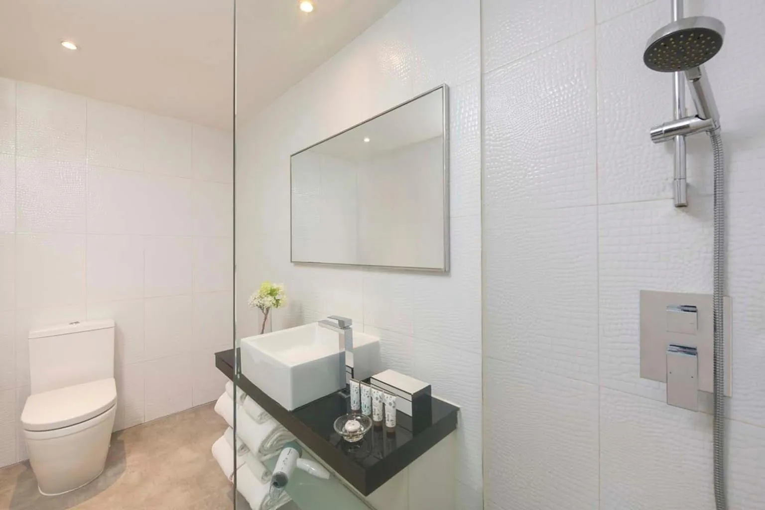 Bathroom in Dorsett Tsuen Wan, Hong Kong