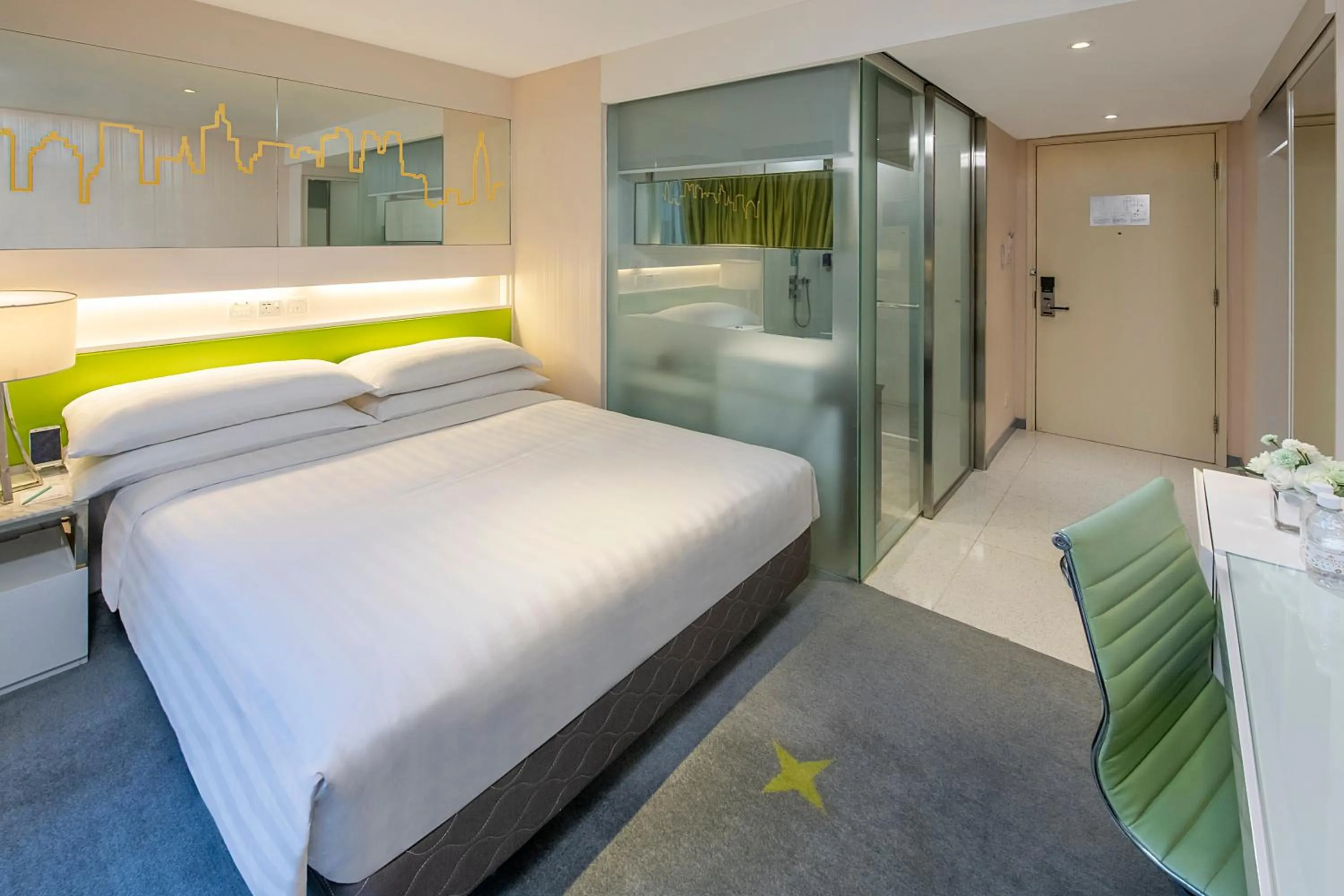 Bed in Dorsett Tsuen Wan, Hong Kong