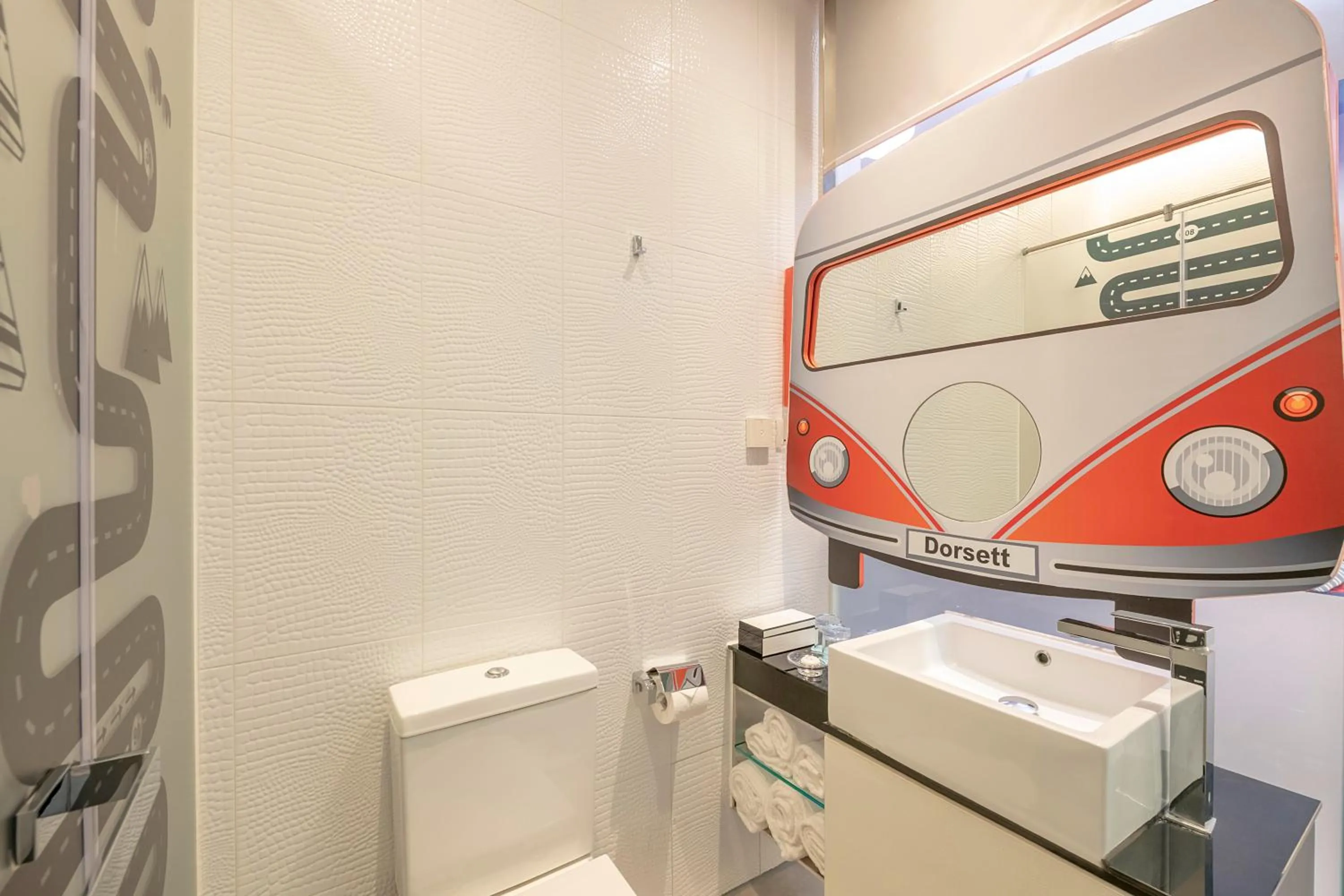 Bathroom in Dorsett Tsuen Wan, Hong Kong