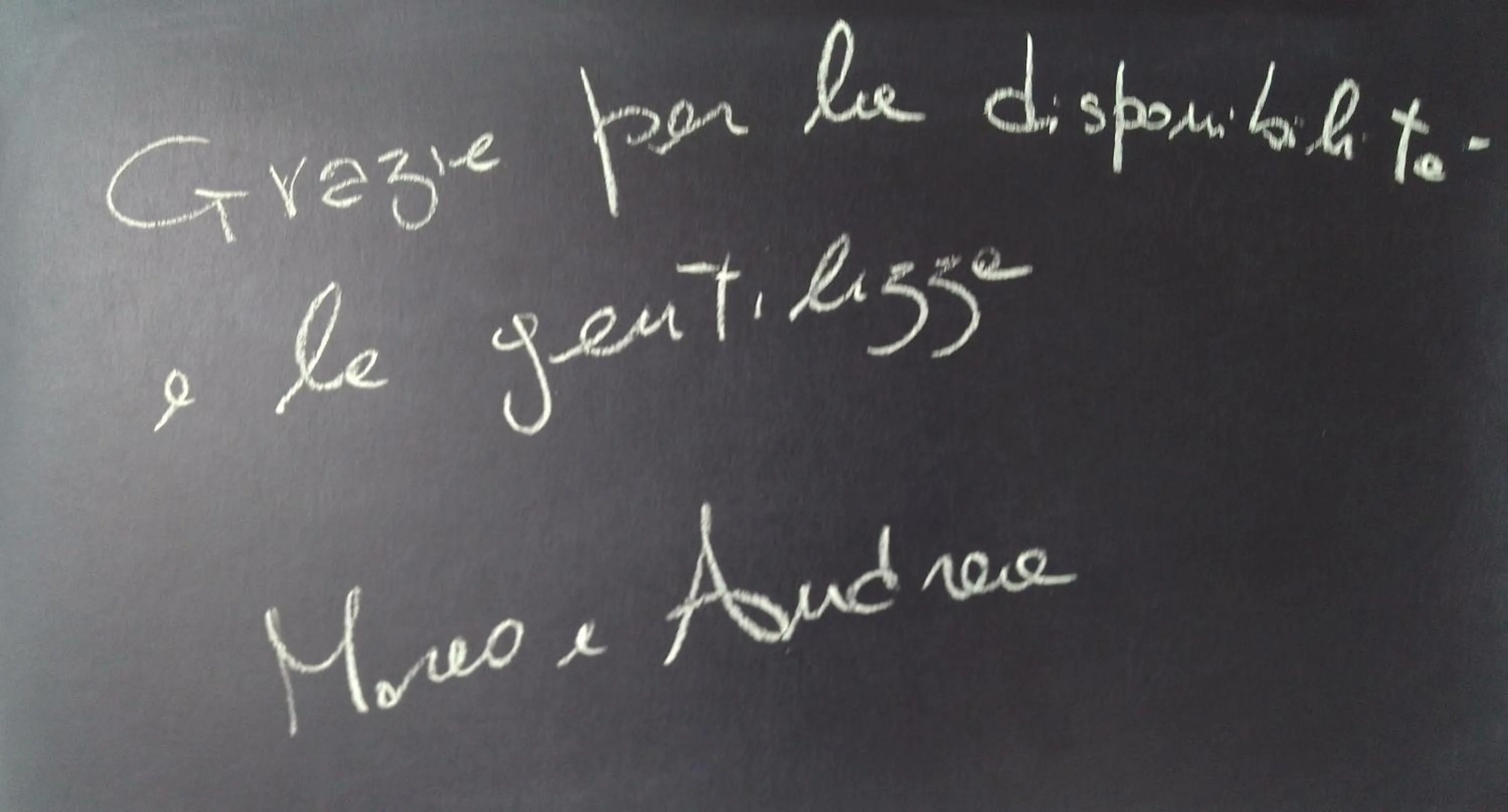 Guests in B&B Giolì