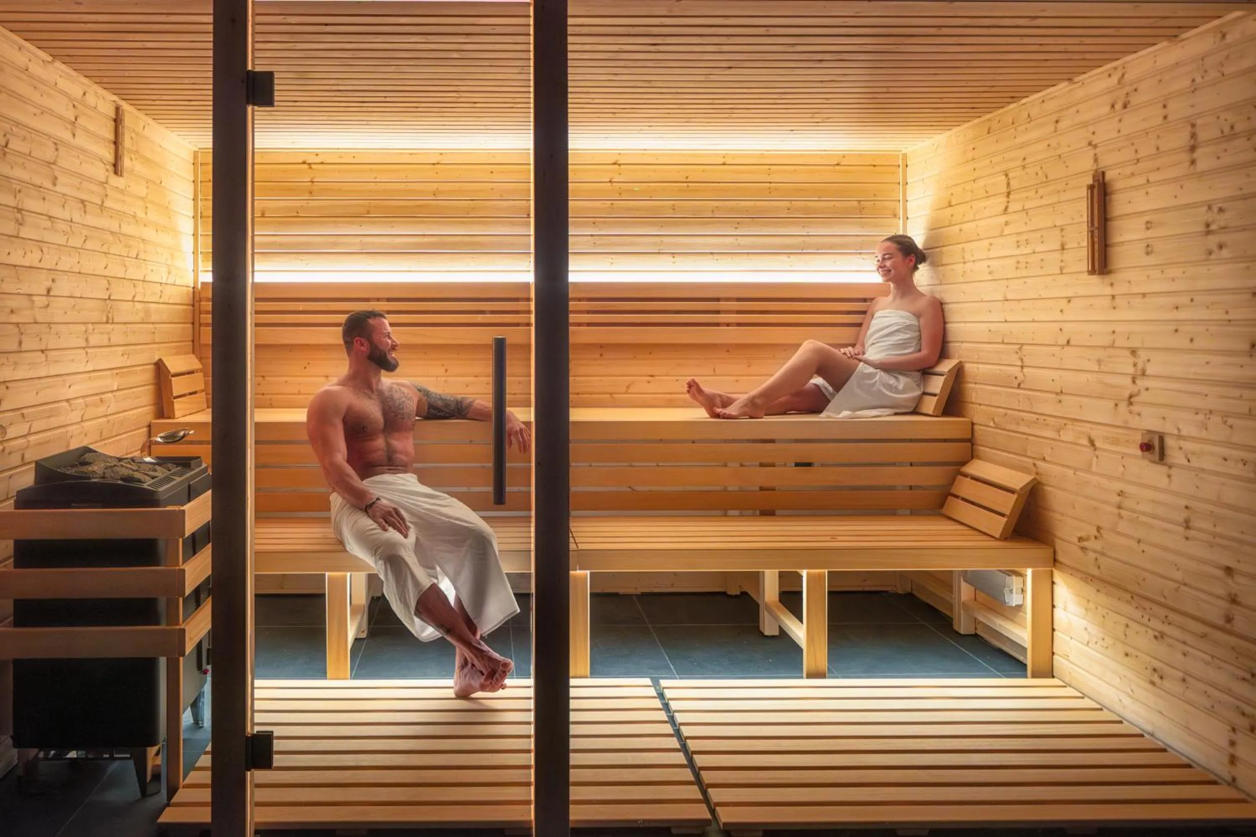 Sauna in Hotel Duo & Wellness