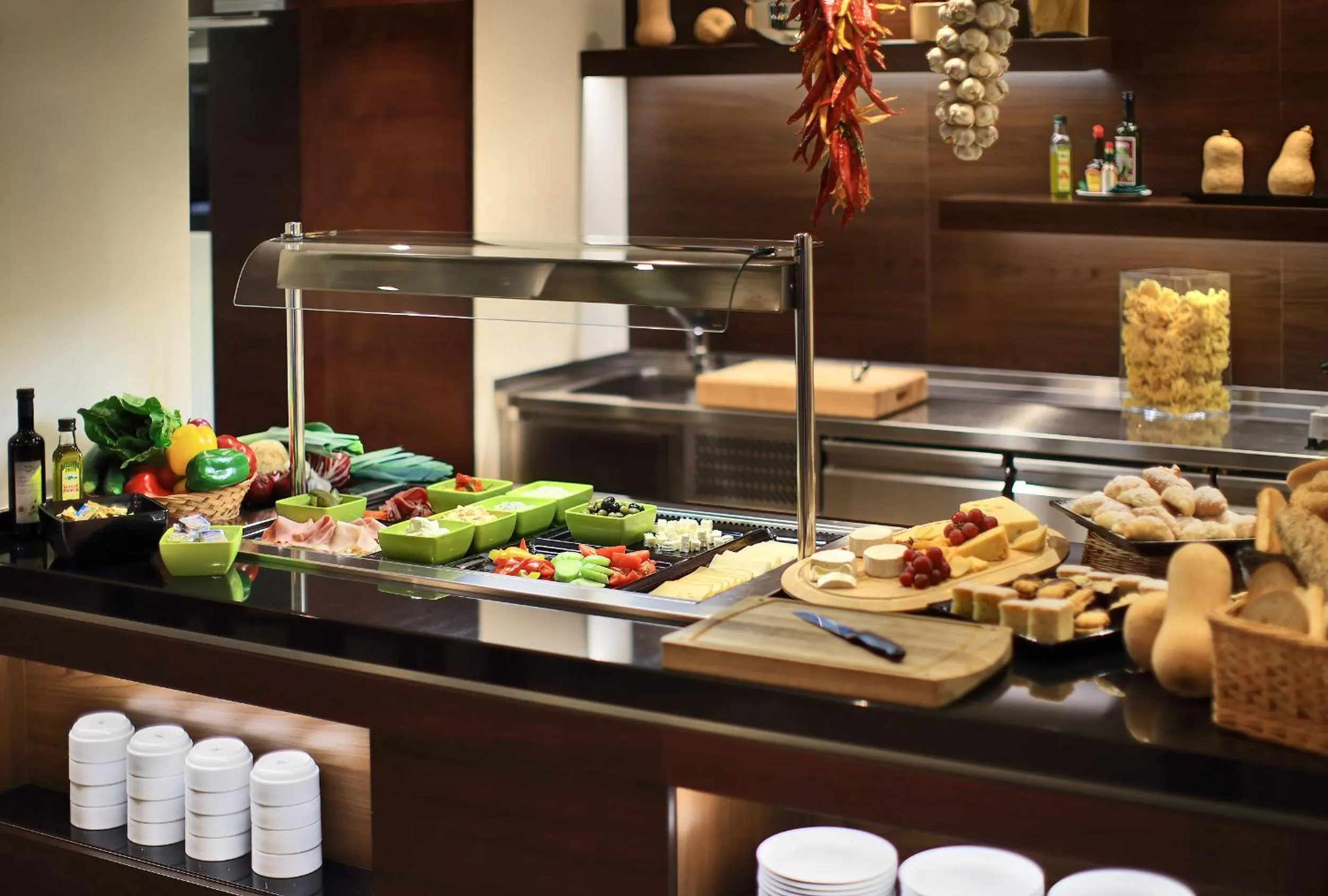 Buffet breakfast in Hotel Duo & Wellness