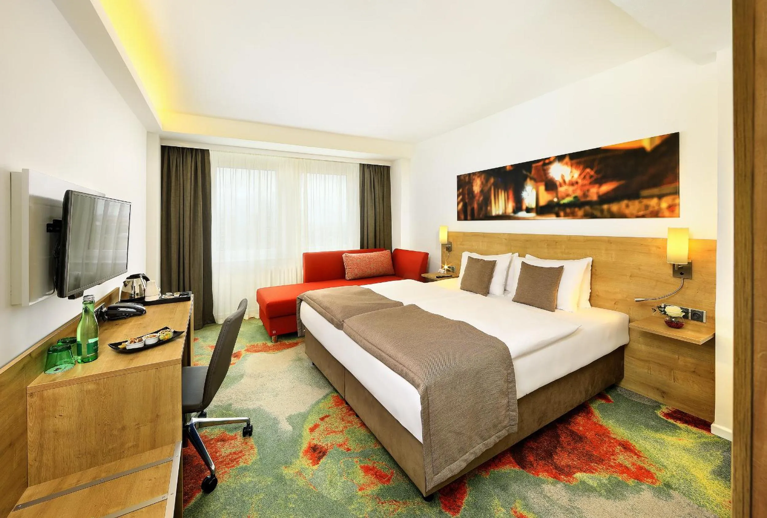 Bed in Hotel Duo & Wellness