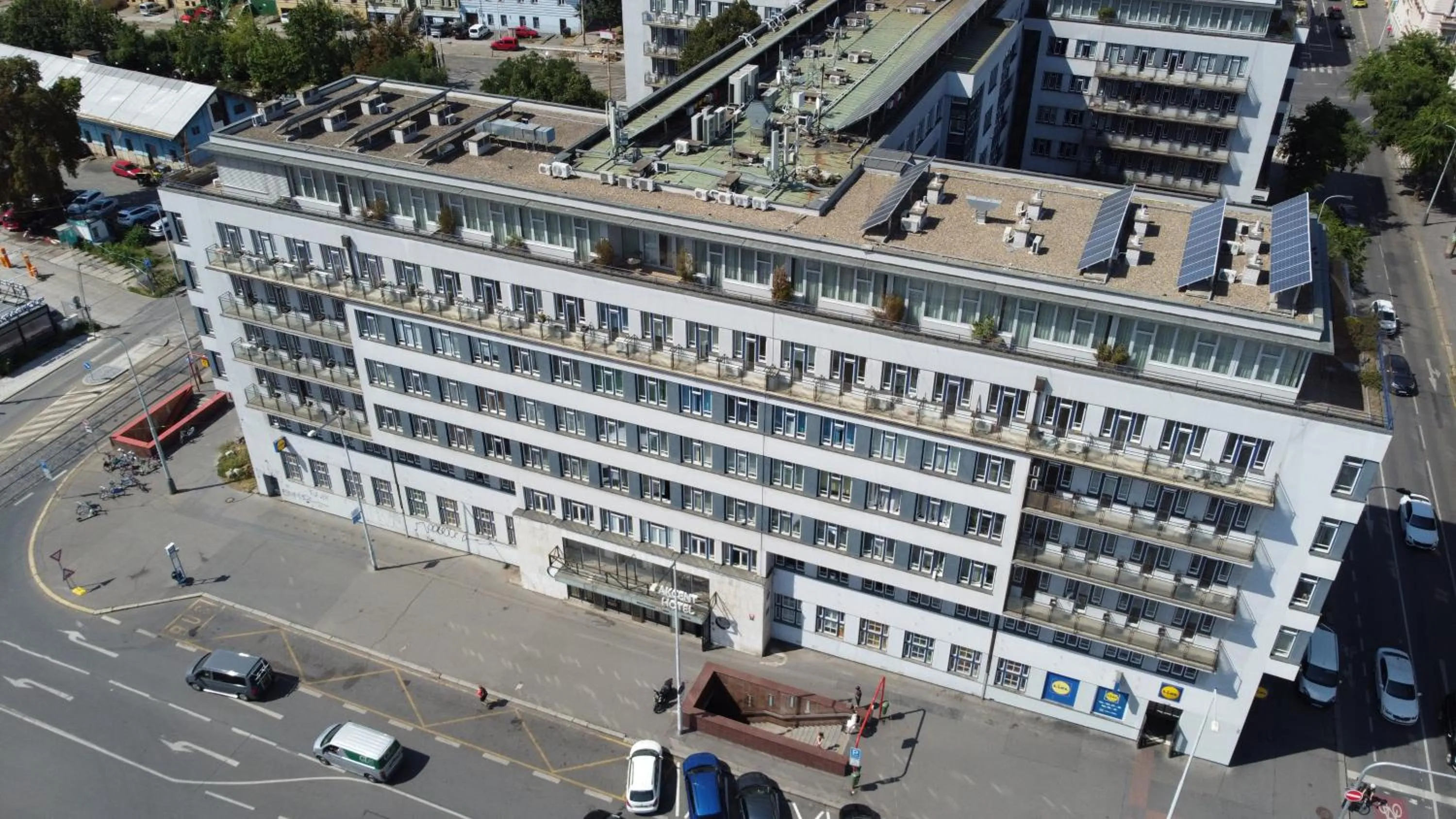 Property building in Akcent hotel