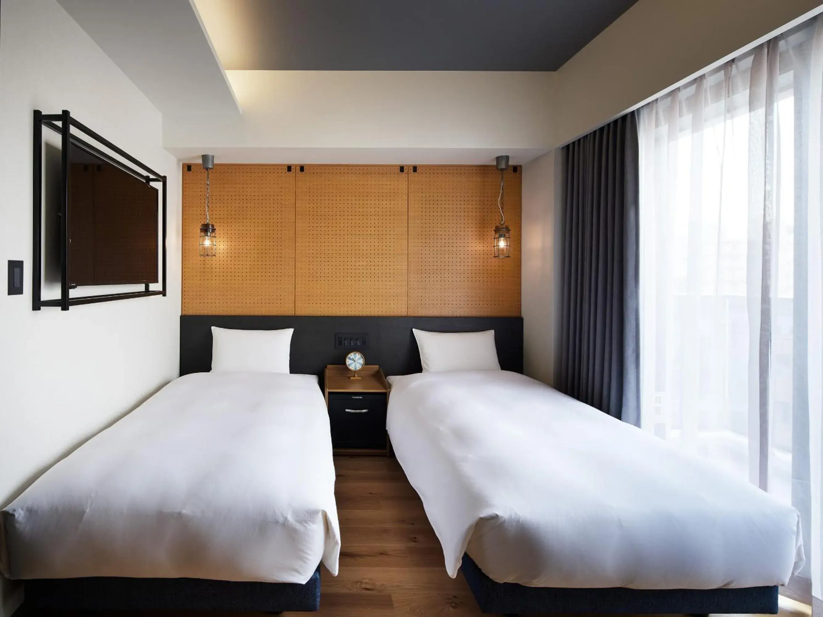 Moderate Twin Room in LAMP LIGHT BOOKS HOTEL fukuoka Moderate Twin Room in LAMP LIGHT BOOKS HOTEL fukuoka