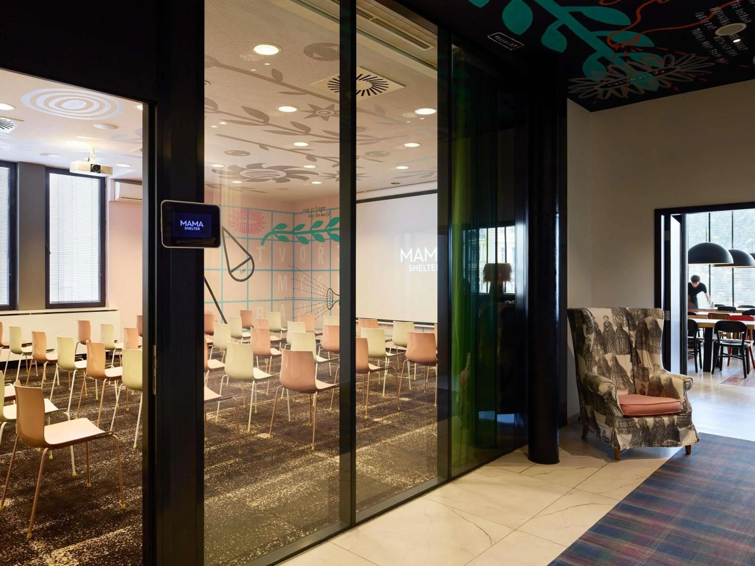 Meeting/conference room in Mama Shelter Prague