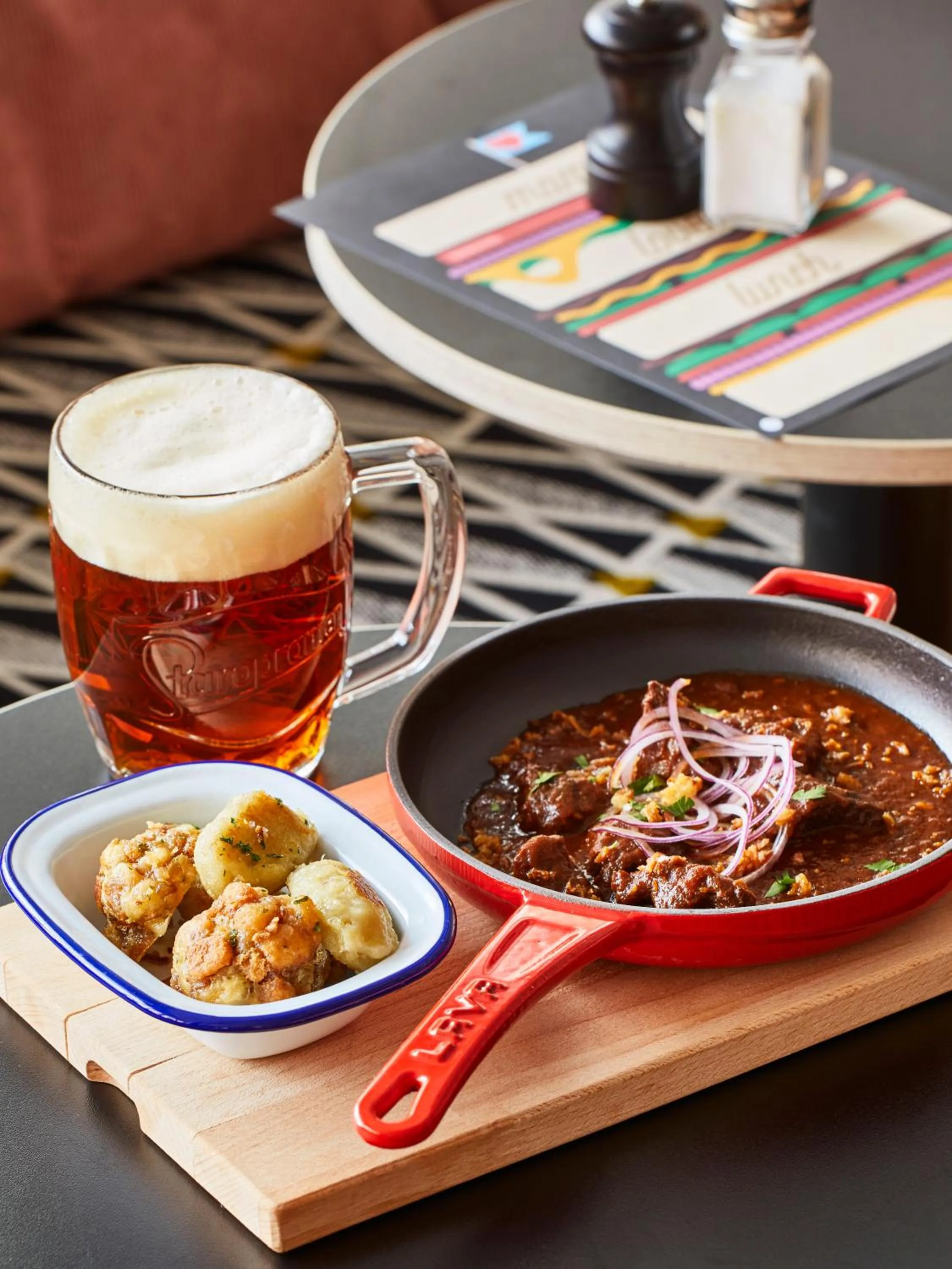 Food close-up in Mama Shelter Prague