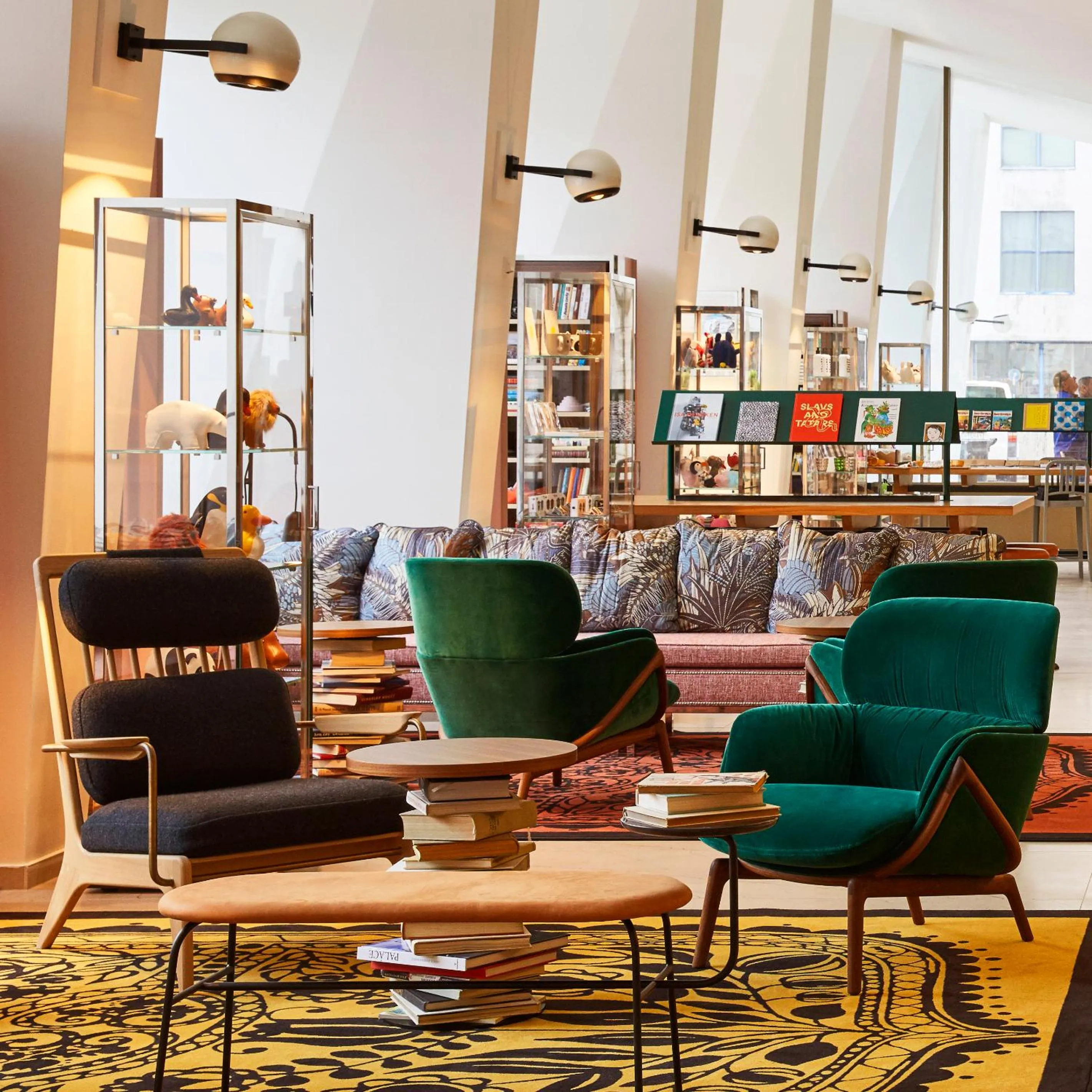 Lobby or reception in Mama Shelter Prague