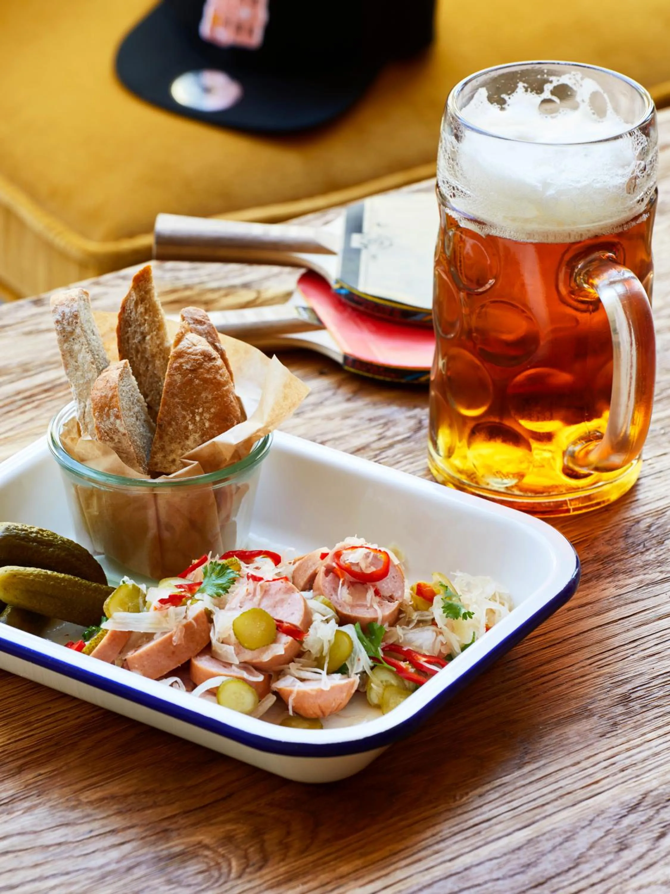 Food close-up in Mama Shelter Prague