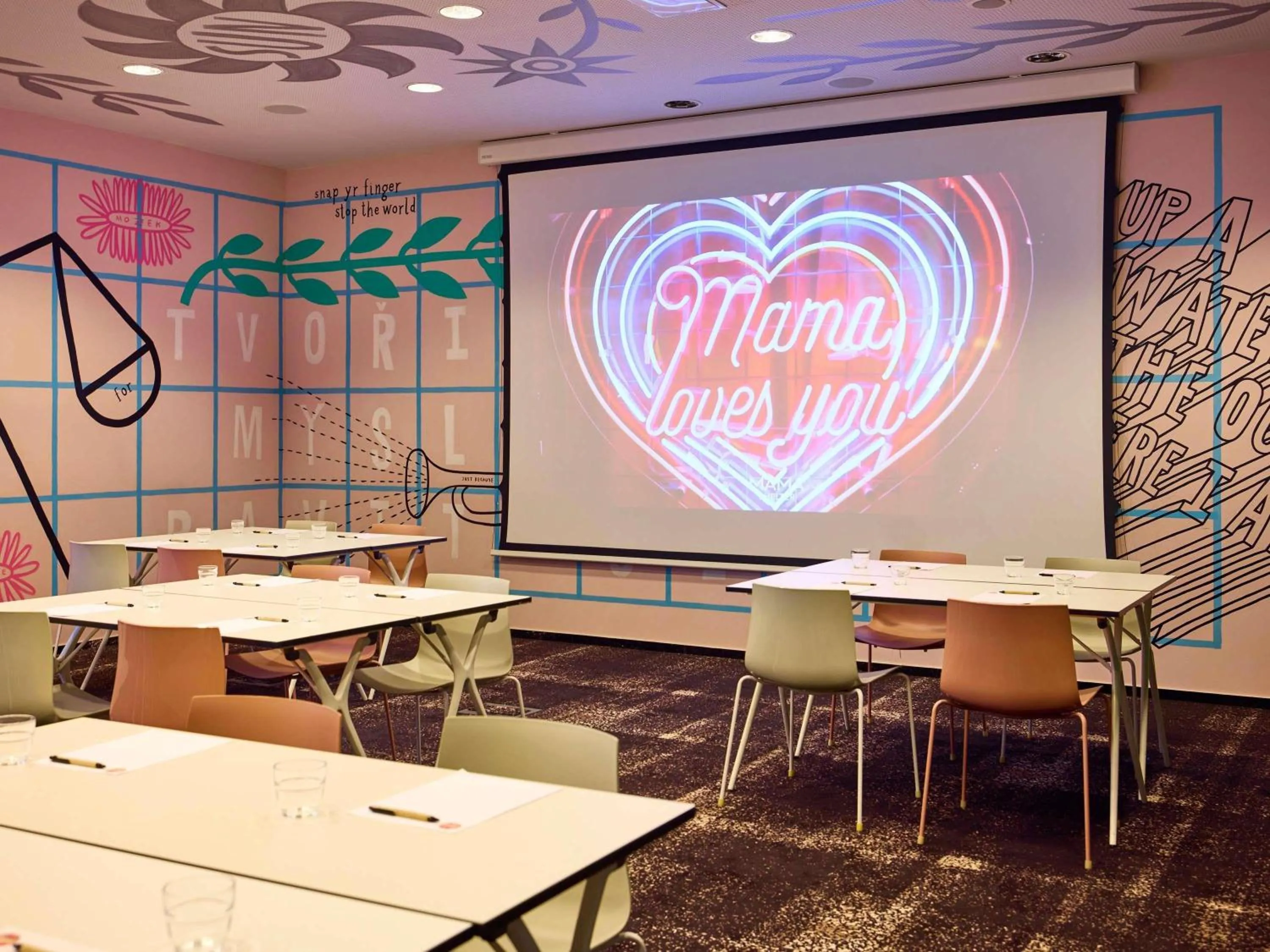 Meeting/conference room in Mama Shelter Prague