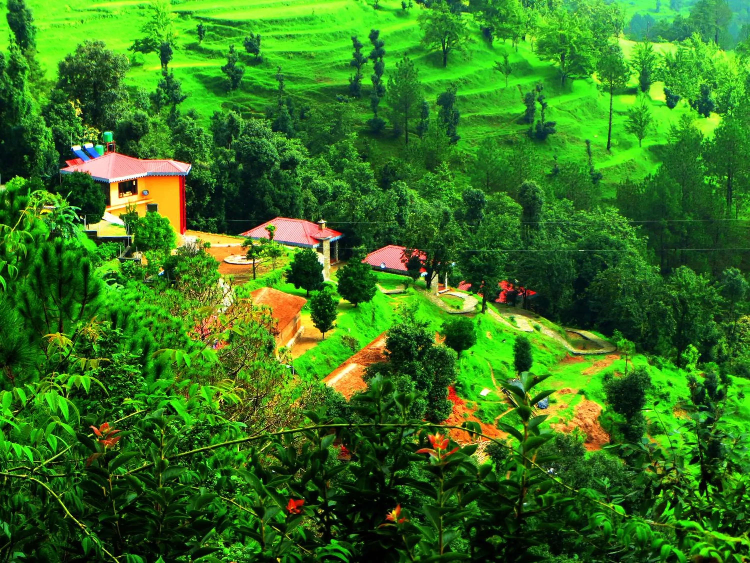 Property building in Himalaya Darshan Resort