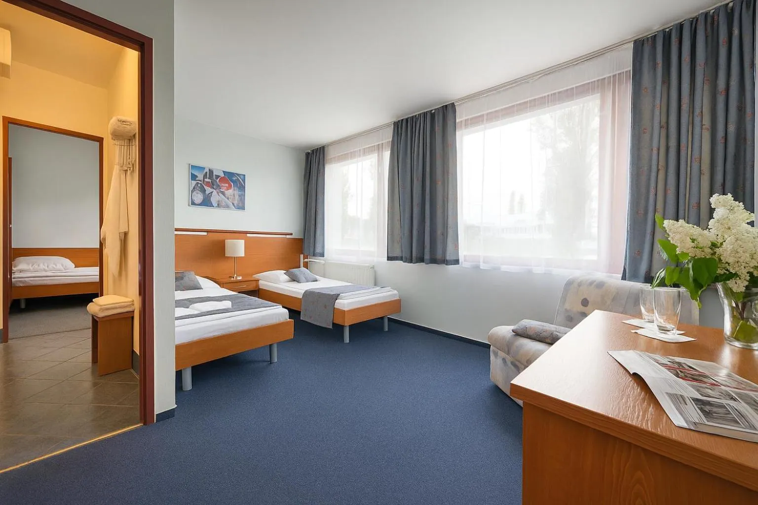 Bed in EA Hotel Populus