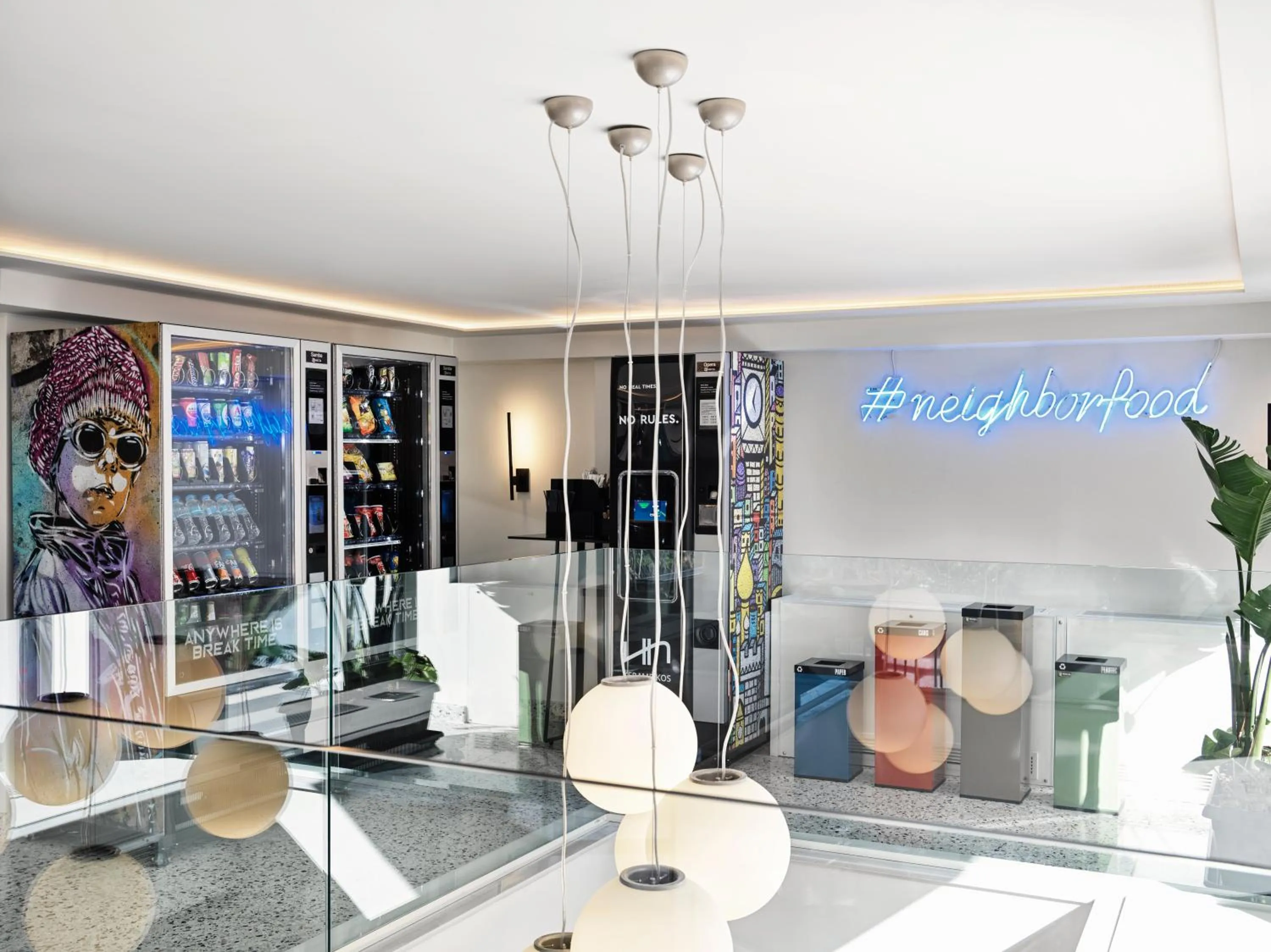 vending machine in NLH KERAMEIKOS - Neighborhood Lifestyle Hotels