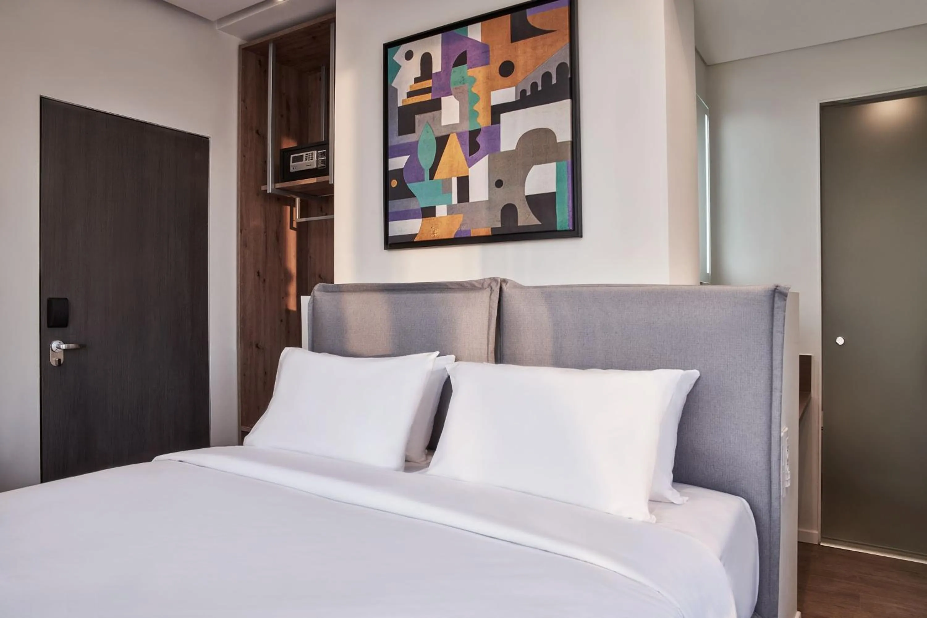 Decorative detail, Bed in NLH KERAMEIKOS - Neighborhood Lifestyle Hotels