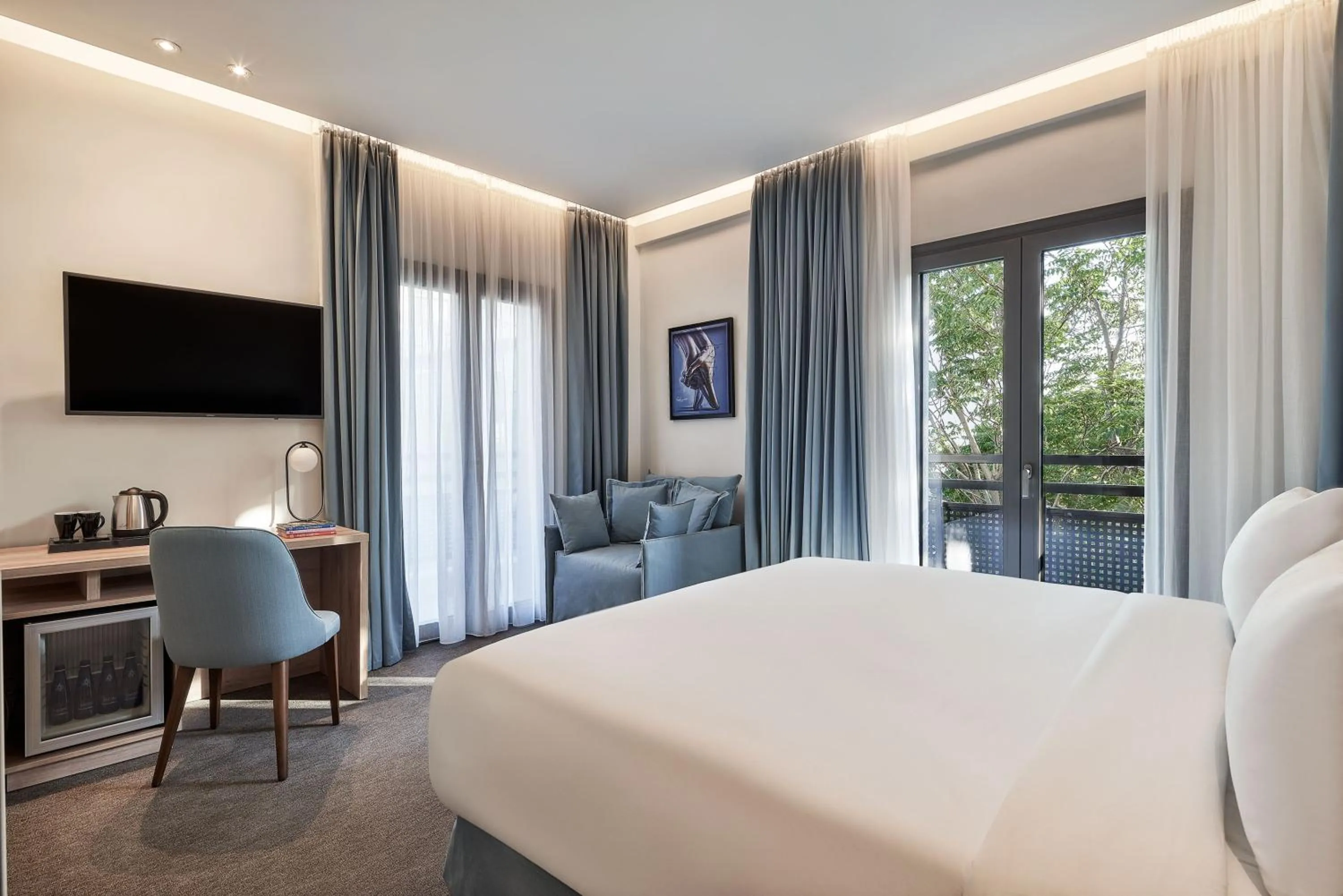 Bed in NLH KERAMEIKOS - Neighborhood Lifestyle Hotels