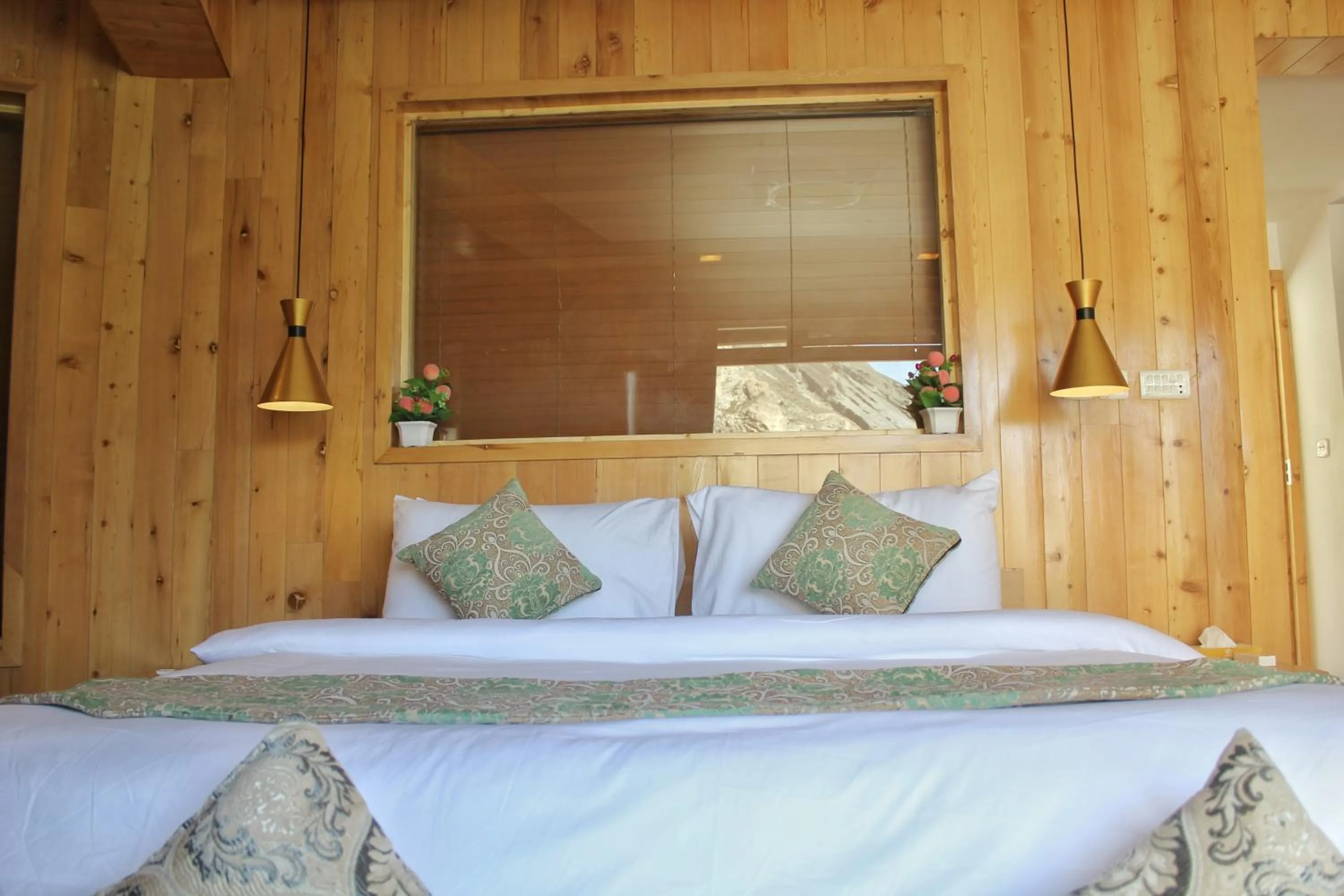 Bed in Famree Resort Hunza